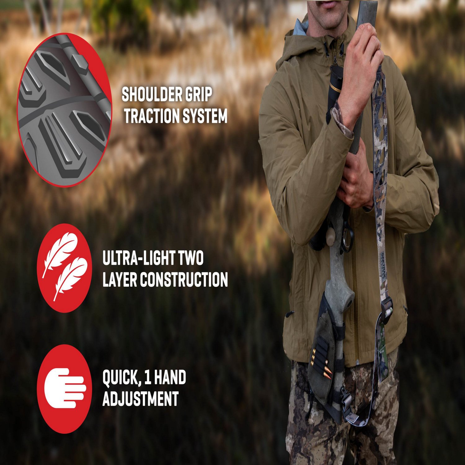 Allen Company Vertex Hyper Tough Veil Terrain Sling with Swivels - view number 8