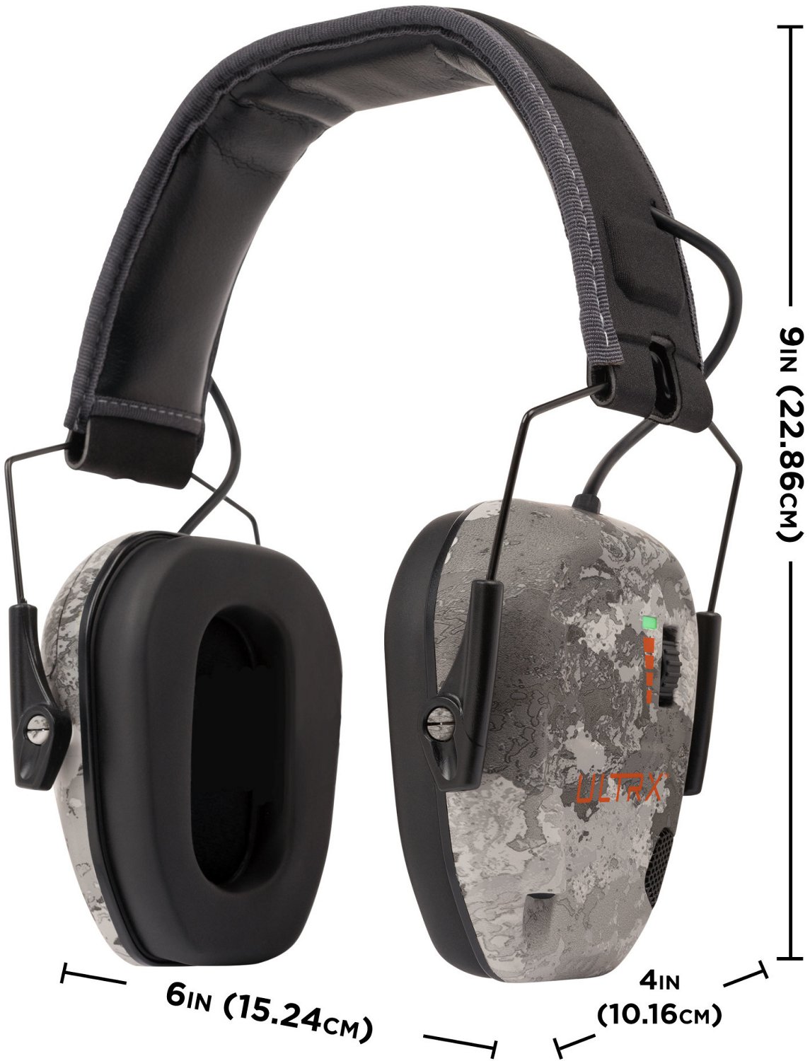 ULTRX Bionic Electronic Veil Tac Gray Camo Earmuffs - view number 2