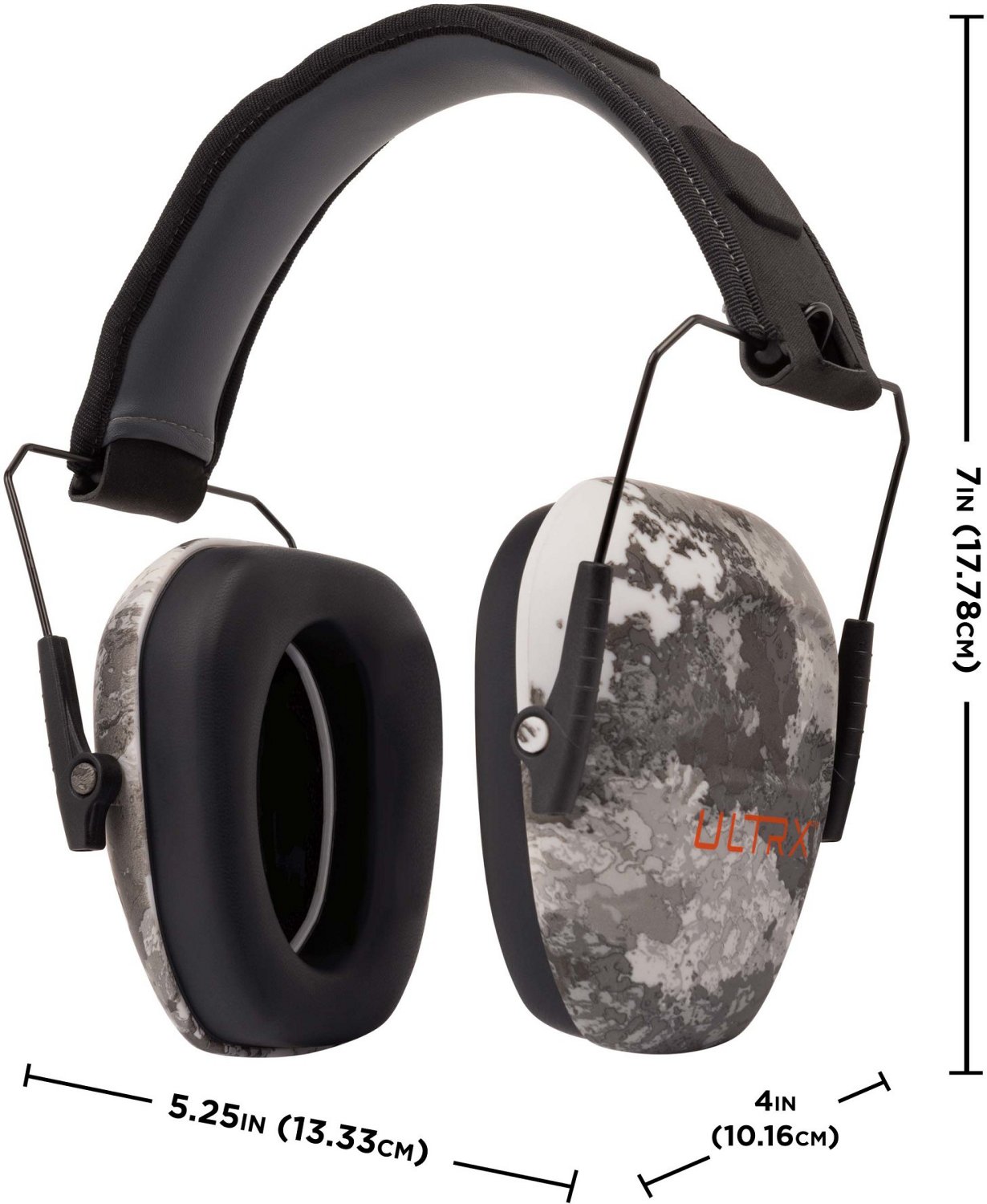 ULTRX Shield Passive Veil Tac Gray Camo Earmuffs - view number 2