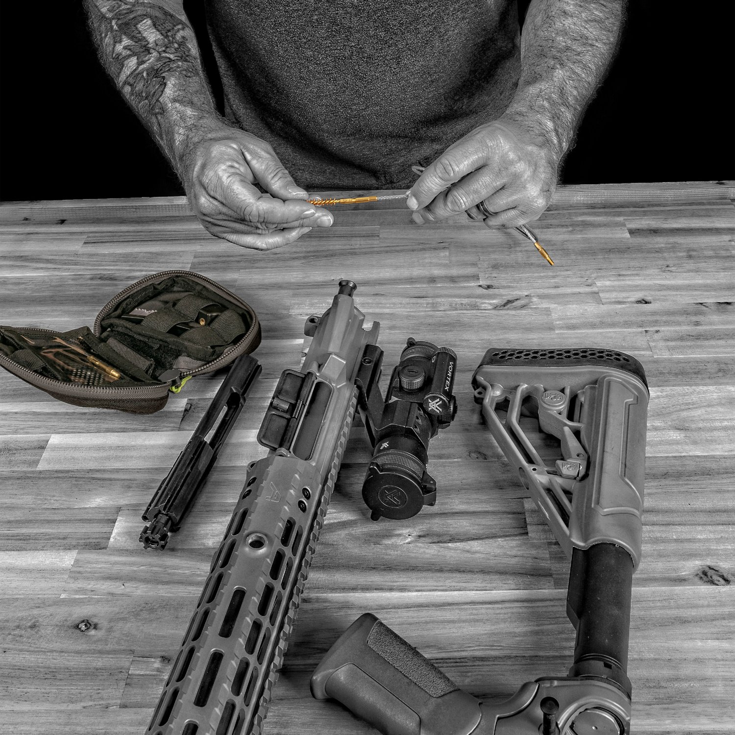 Breakthrough Clean Technologies Badge Series Pull-Through Cleaning Kit with Molle Pouch                                          - view number 6