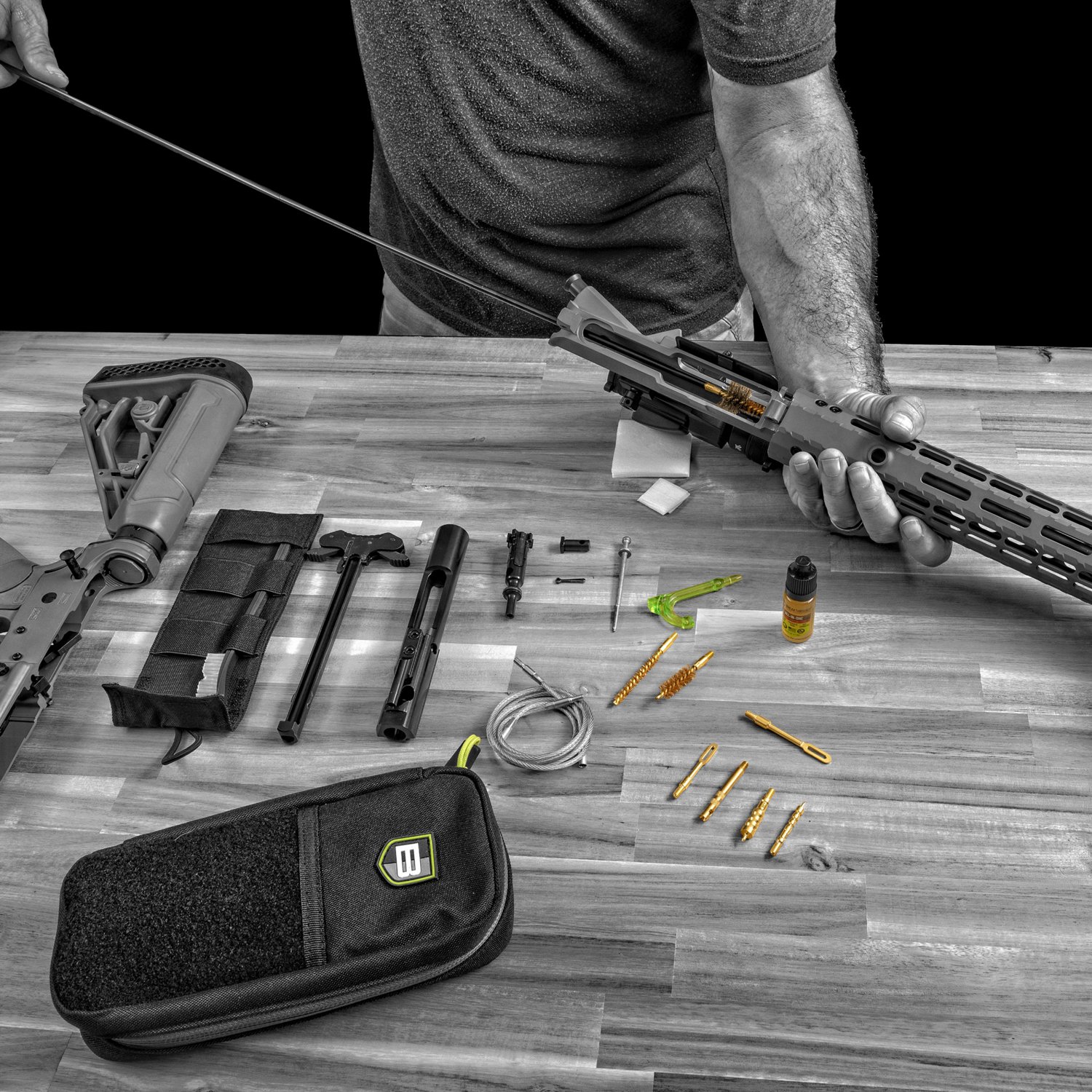 Breakthrough Clean Technologies Badge Series Rod and Pull-Through Cleaning Kit with Molle Pouch - view number 6