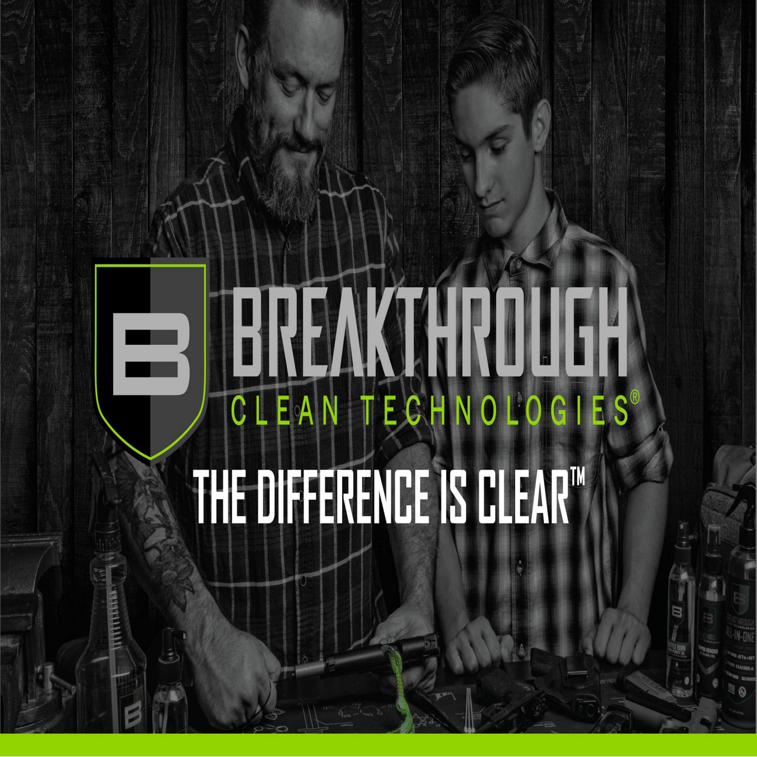 Breakthrough Clean Technologies Badge Series Rod and Pull-Through Cleaning Kit with Molle Pouch