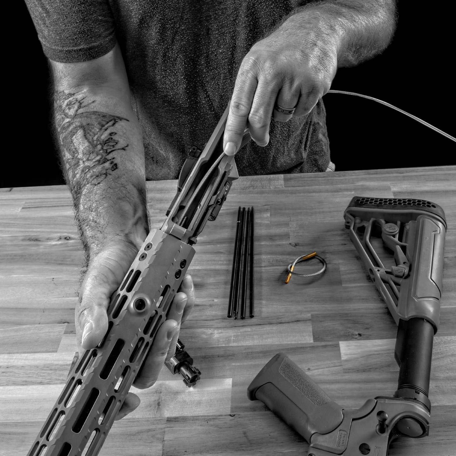 Breakthrough Clean Technologies Badge Series Rod and Pull-Through Cleaning Kit with Molle Pouch - view number 5