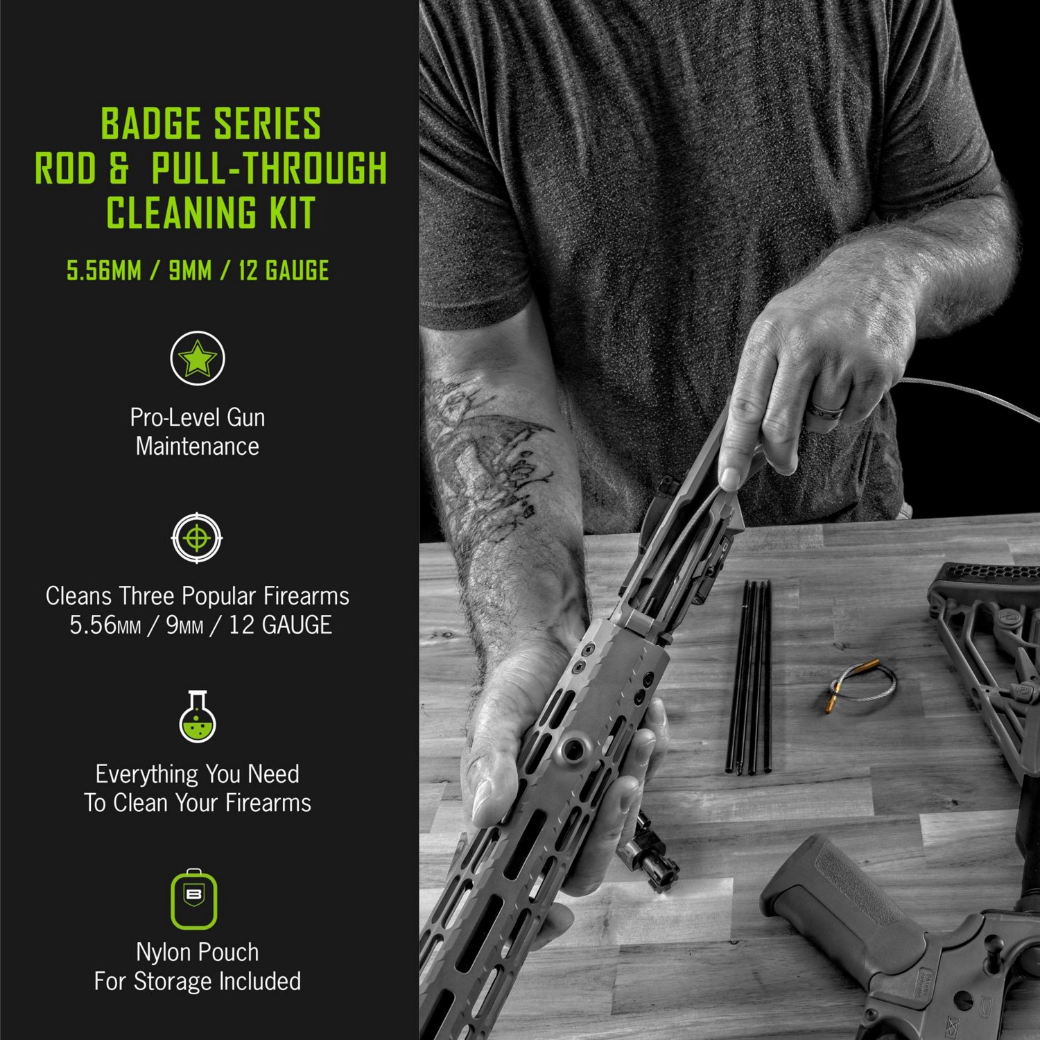 Breakthrough Clean Technologies Badge Series Rod and Pull-Through Cleaning Kit - view number 4