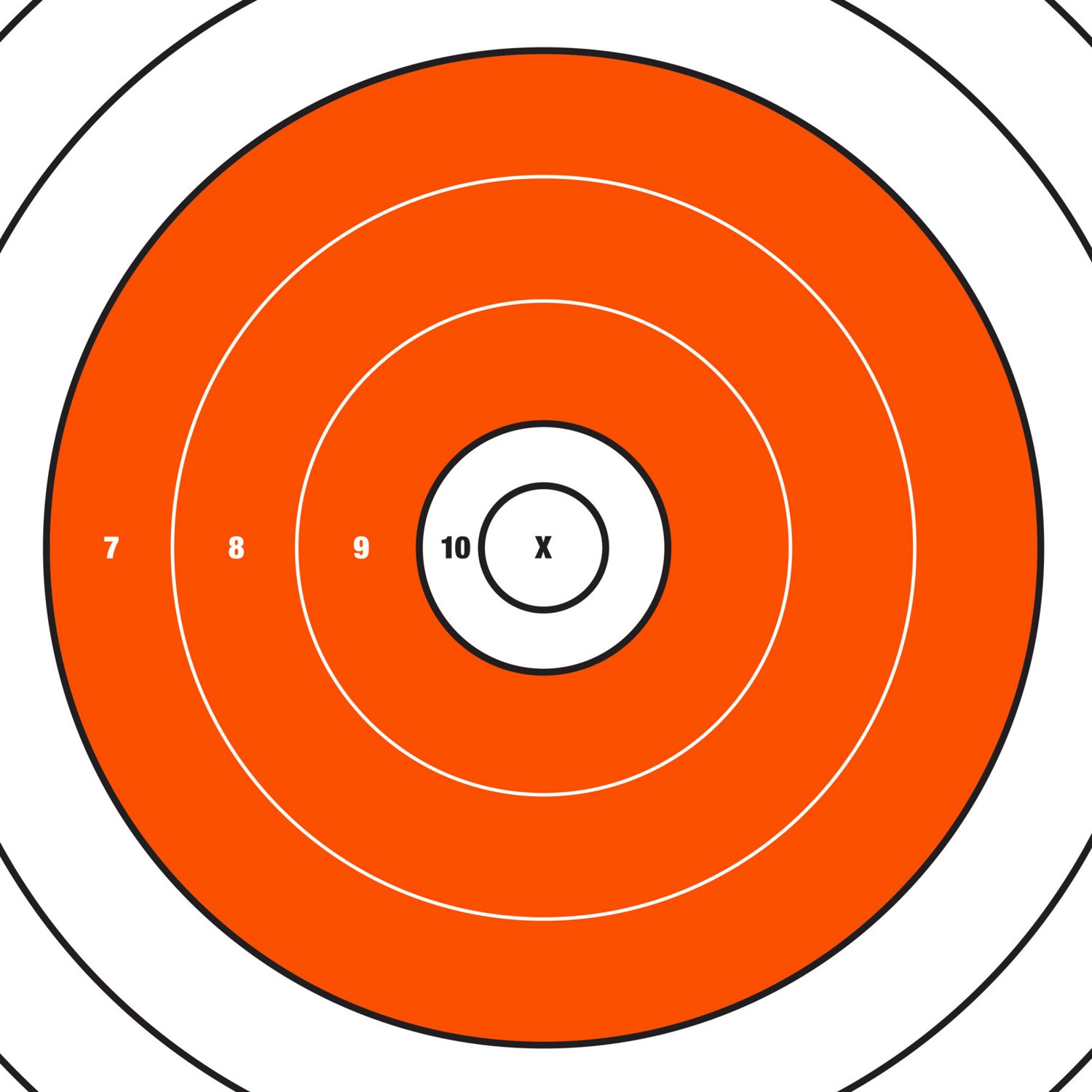 Allen Company EZ Aim 12 in Square Paper Shooting Targets 12-Pack                                                                 - view number 4