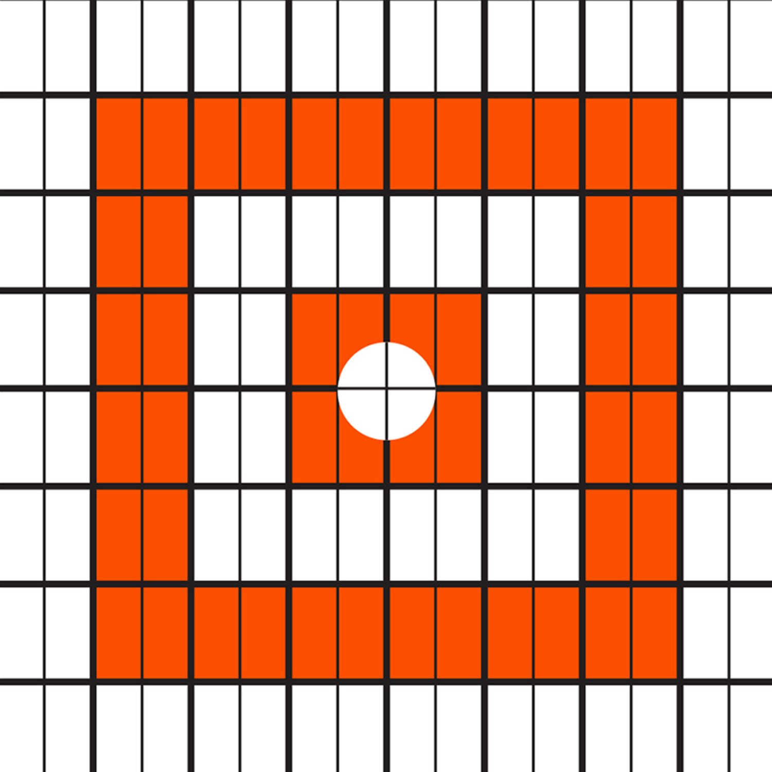 Allen Company EZ Aim 12 in Square Paper Shooting Targets with Sight-in Grids 12-Pack - view number 3