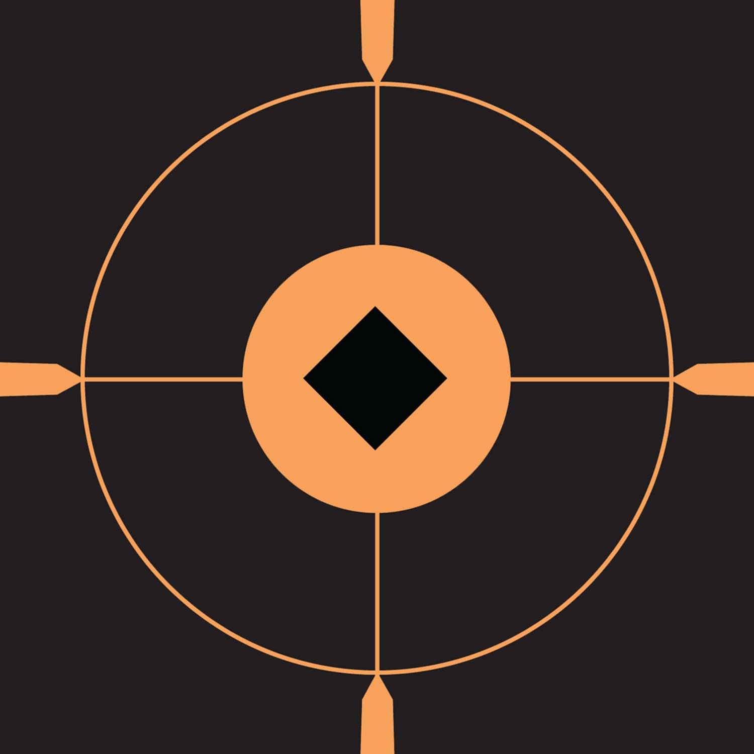 Allen Company EZ Aim 12 in W x 12 in H Adhesive Splash Reactive Paper Shooting Targets 5-Pack                                    - view number 7