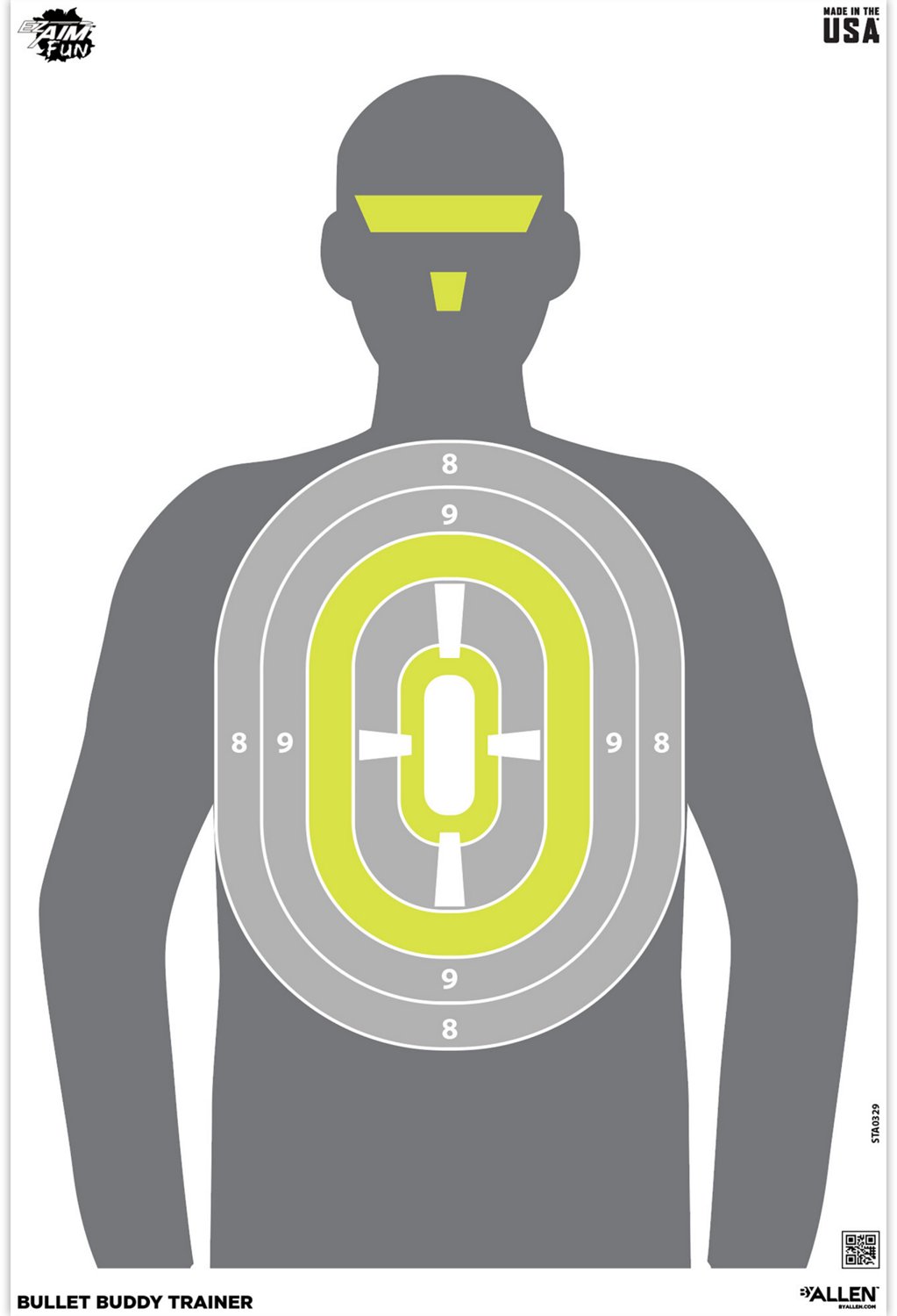 Allen Company EZ Aim Fun Imposing Figures Paper Shooting Target Assortment 8-Pack                                                - view number 2
