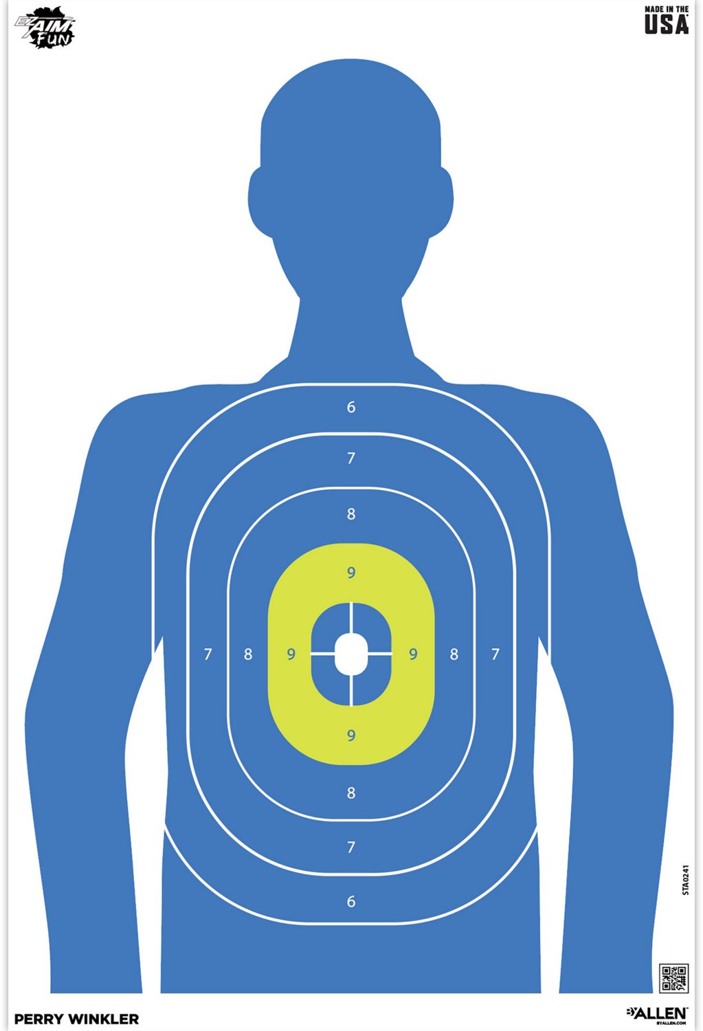 Allen Company EZ Aim Fun Imposing Figures Paper Shooting Target Assortment 8-Pack                                                - view number 3