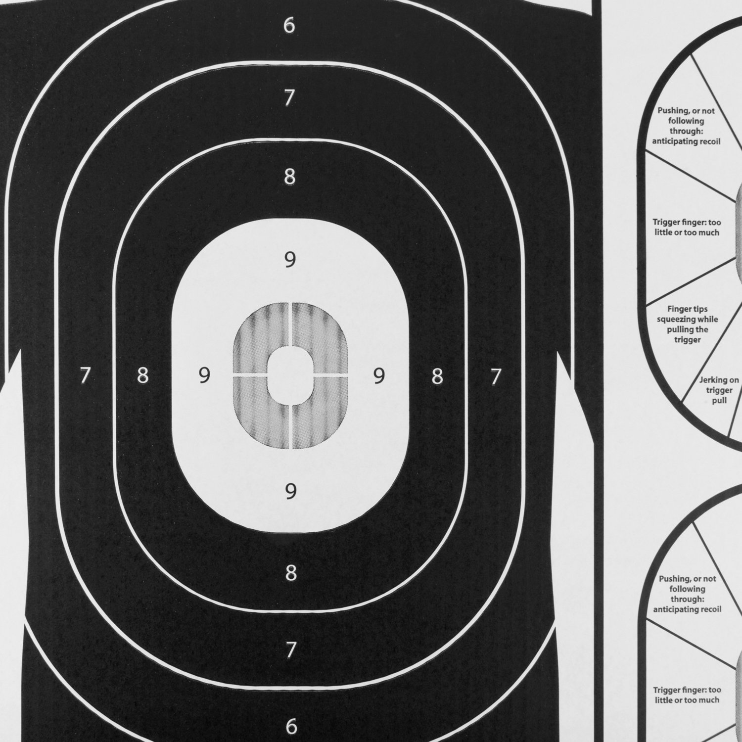 Allen Company EZ Aim Handgun Trainer Shooting Target and Backer  - view number 5