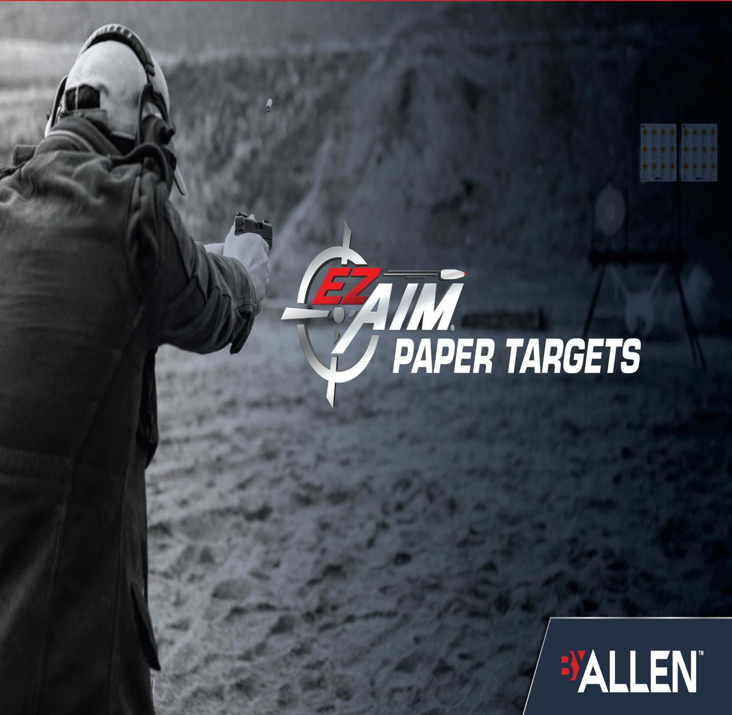 Allen Company EZ Load 13.5 in Square Load Development Paper Shooting Targets 25-Pack                                             - view number 7