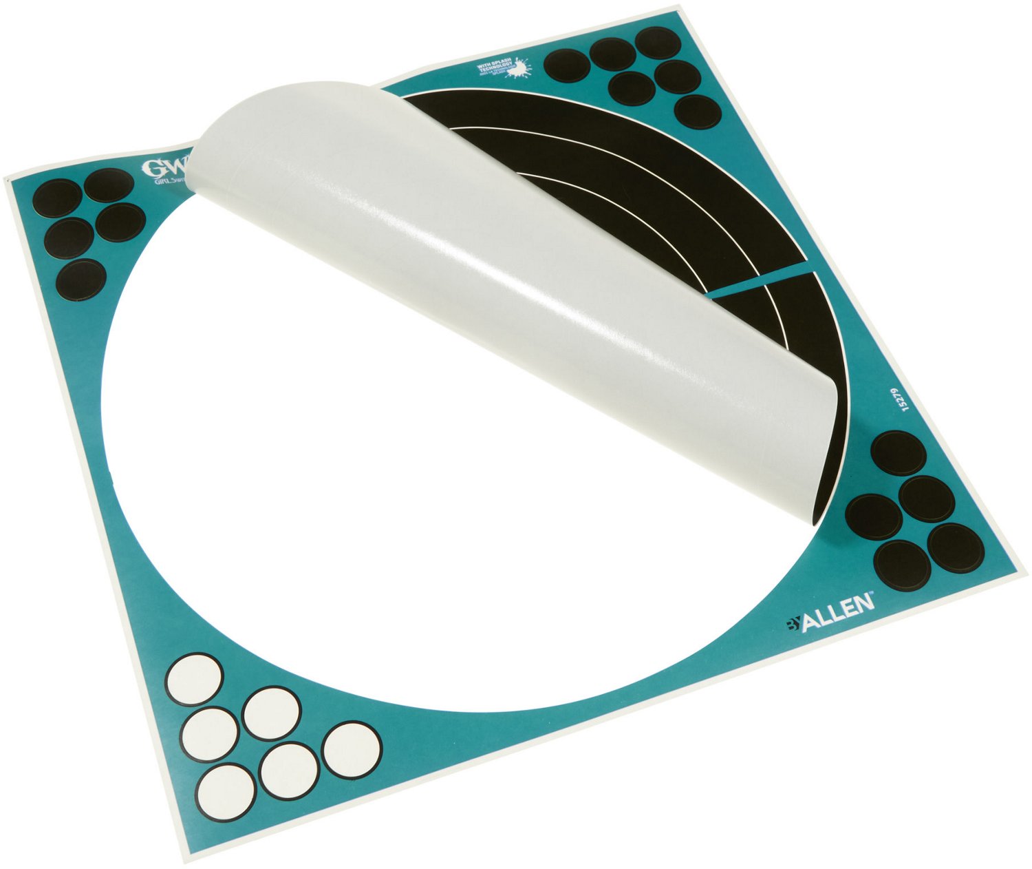 Girls With Guns 12 in W x 12 in H Adhesive Splash Reactive Paper Shooting Targets 5-Pack - view number 5