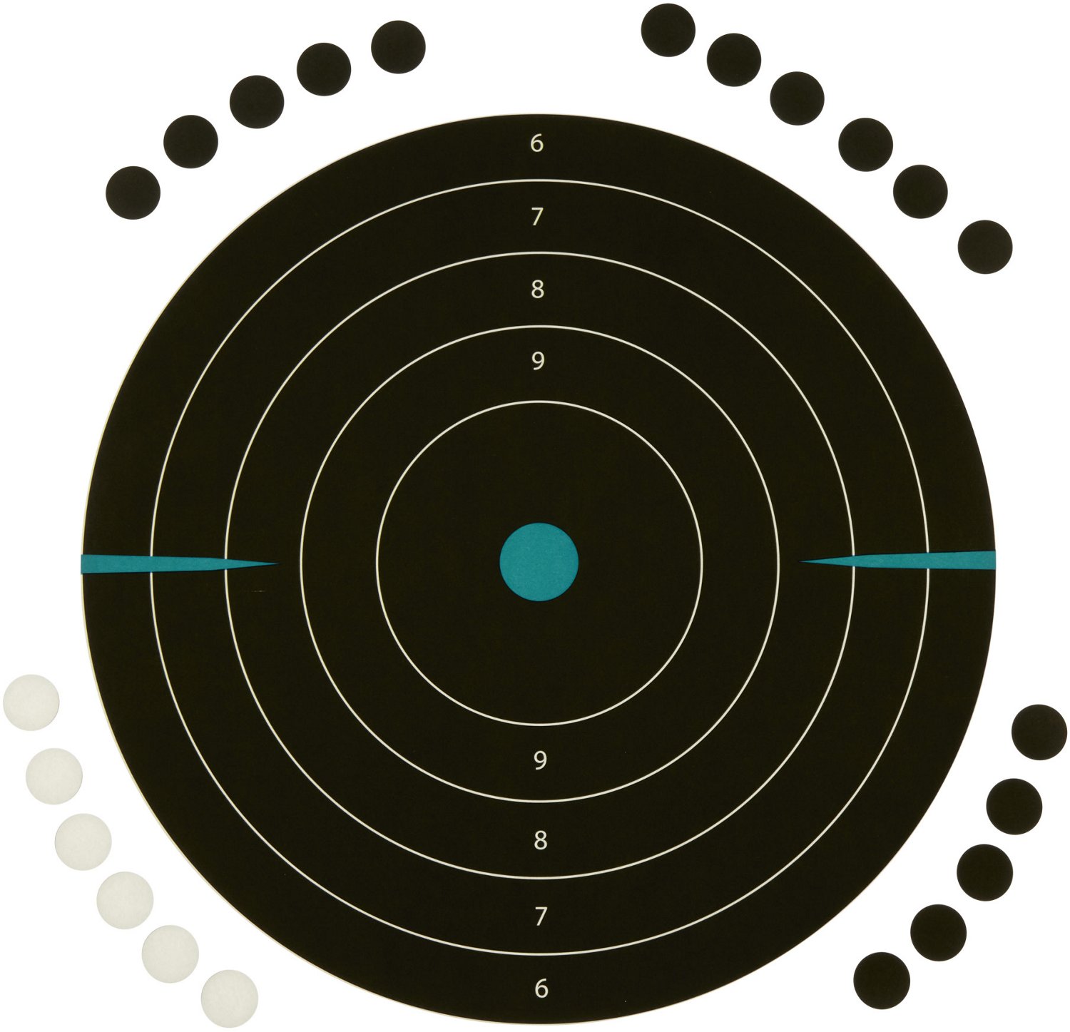 Girls With Guns 12 in W x 12 in H Adhesive Splash Reactive Paper Shooting Targets 5-Pack - view number 8