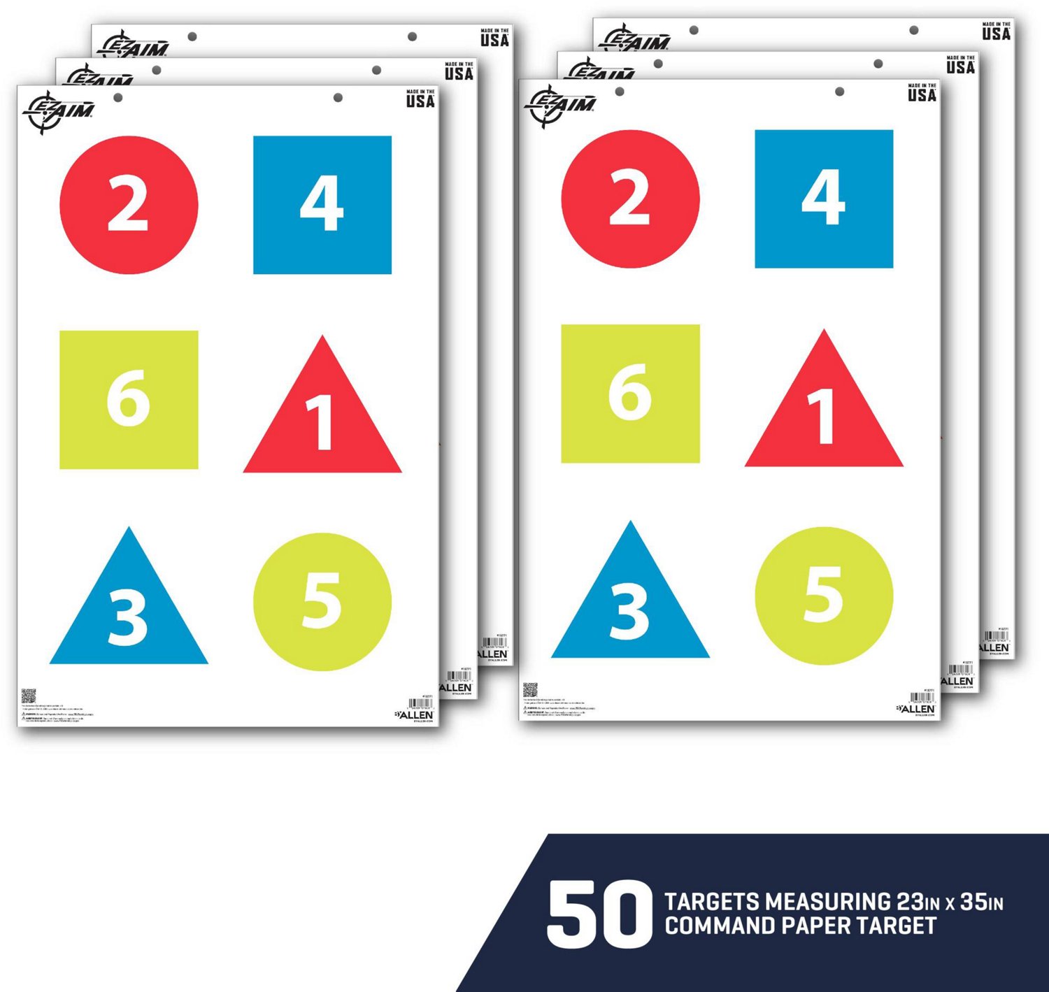 Allen Company EZ Aim Command Targets 50-Pack - view number 3