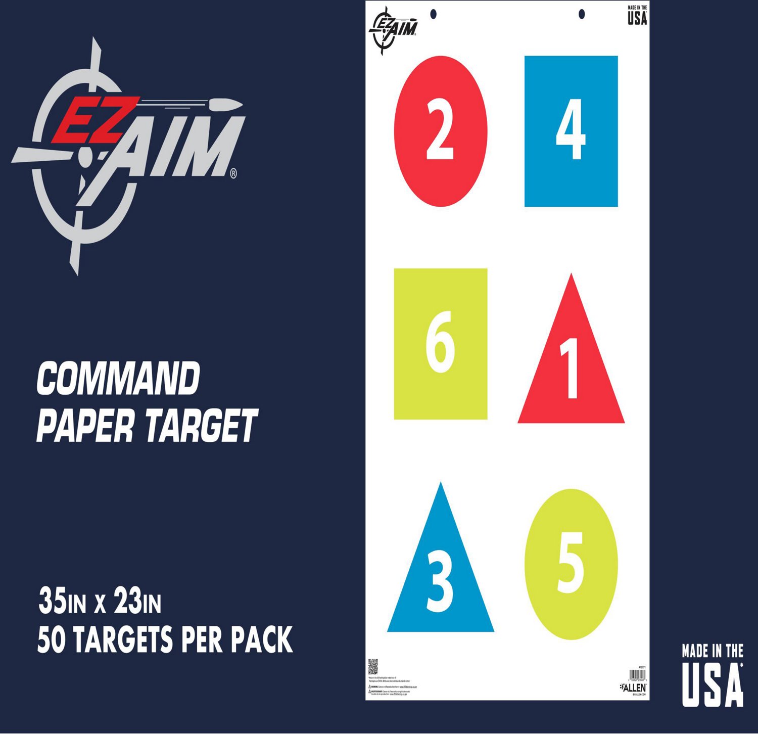 Allen Company EZ Aim Command Targets 50-Pack - view number 8