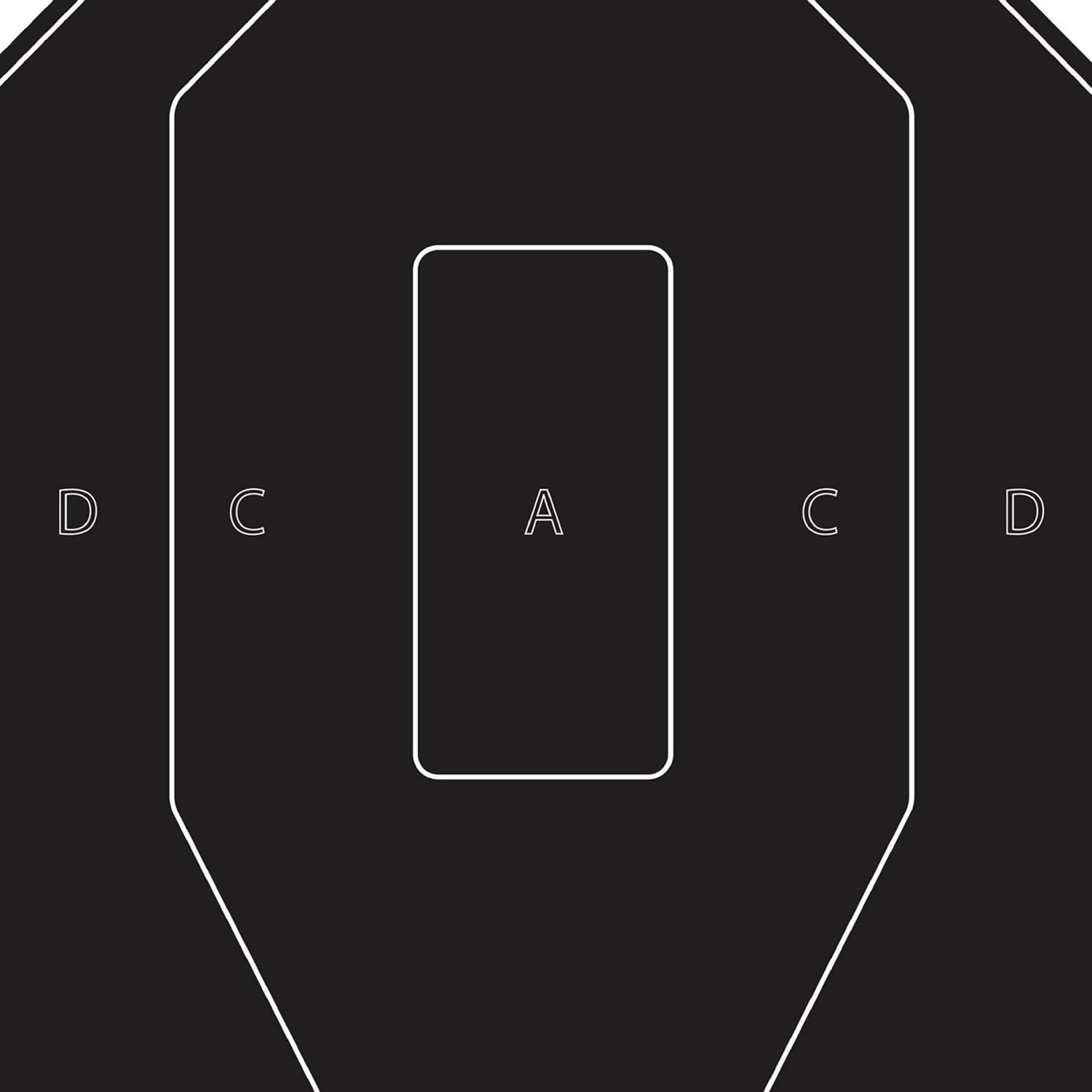 Allen Company EZ AIM IPSC Silhouette Targets 50-Pack - view number 5