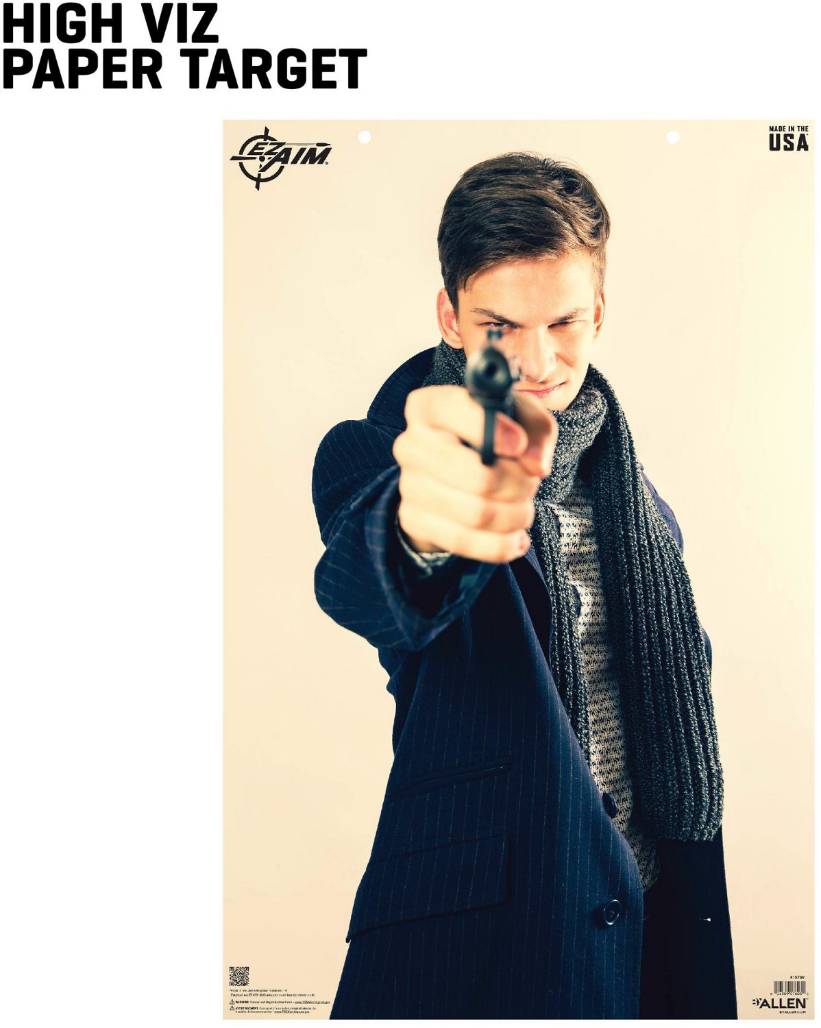 Allen Company EZ Aim Photo Real Male Threat Targets 50-Pack - view number 6