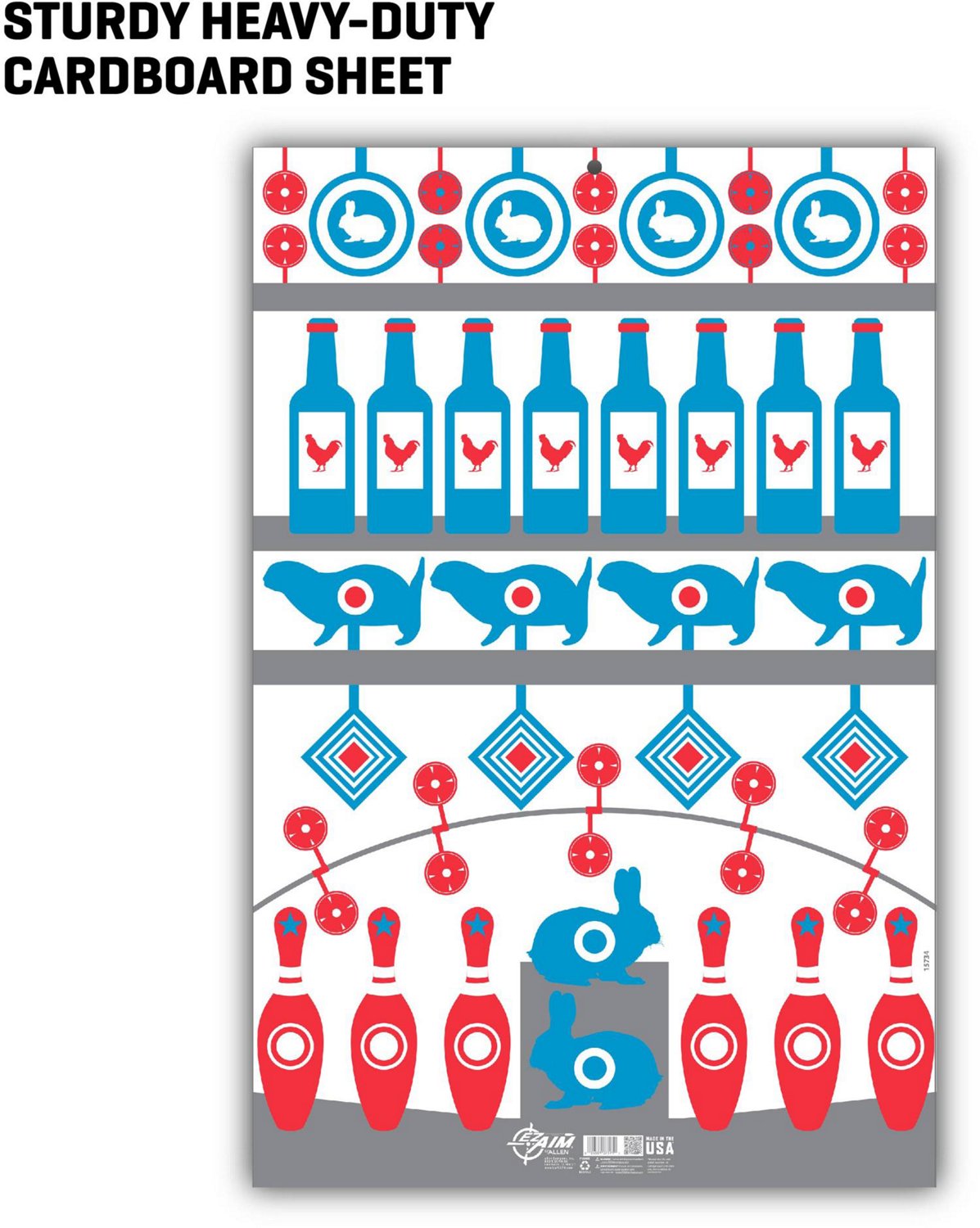 Allen Company EZ Aim Shooting Gallery Paper Shooting Target and Backer - view number 6