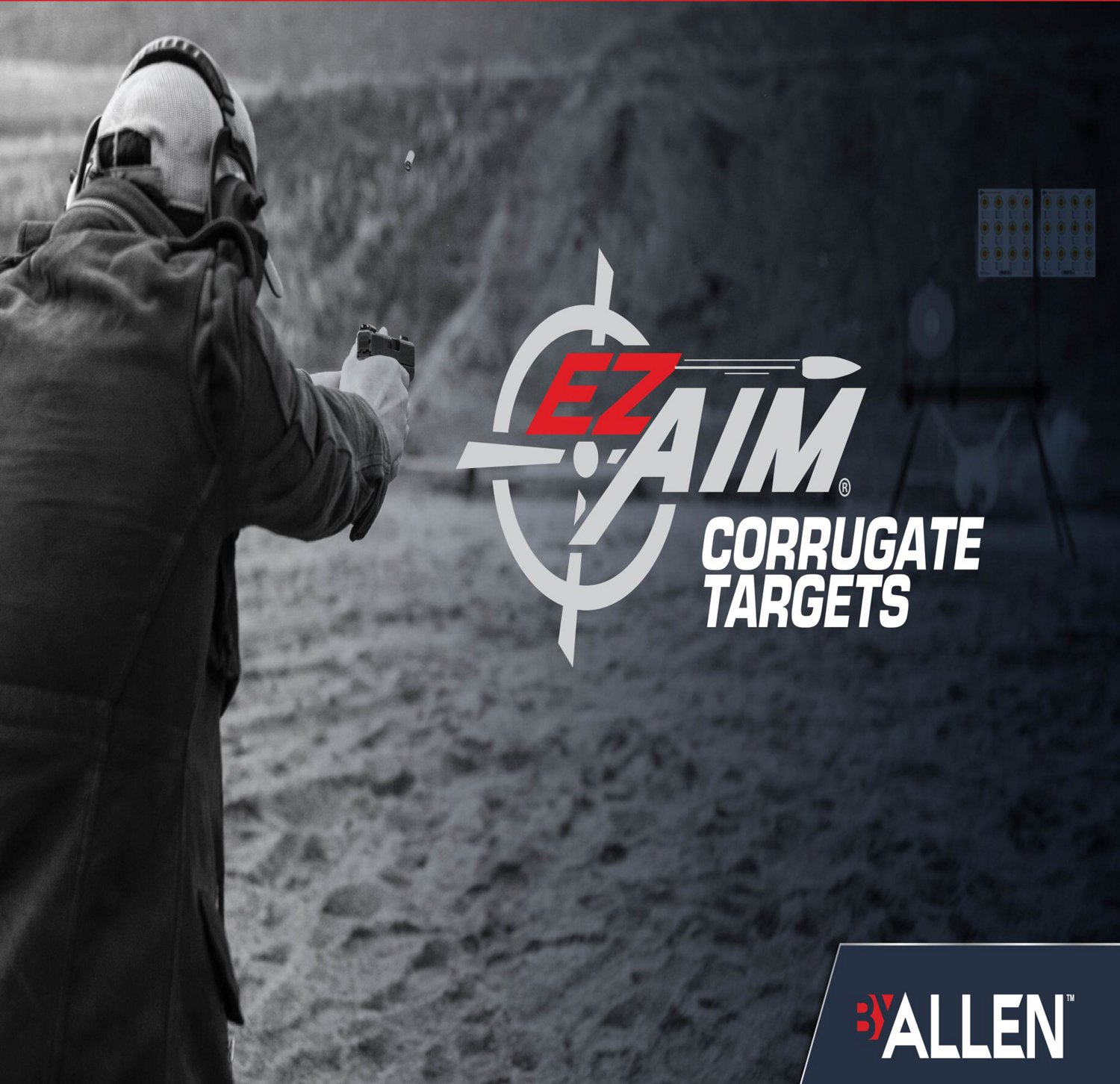 Allen Company EZ Aim Shooting Gallery Paper Shooting Target and Backer - view number 7