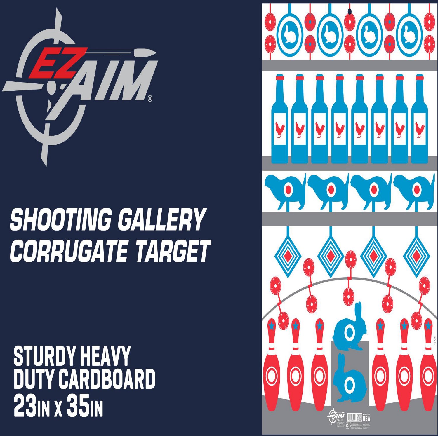 Allen Company EZ Aim Shooting Gallery Paper Shooting Target and Backer - view number 8
