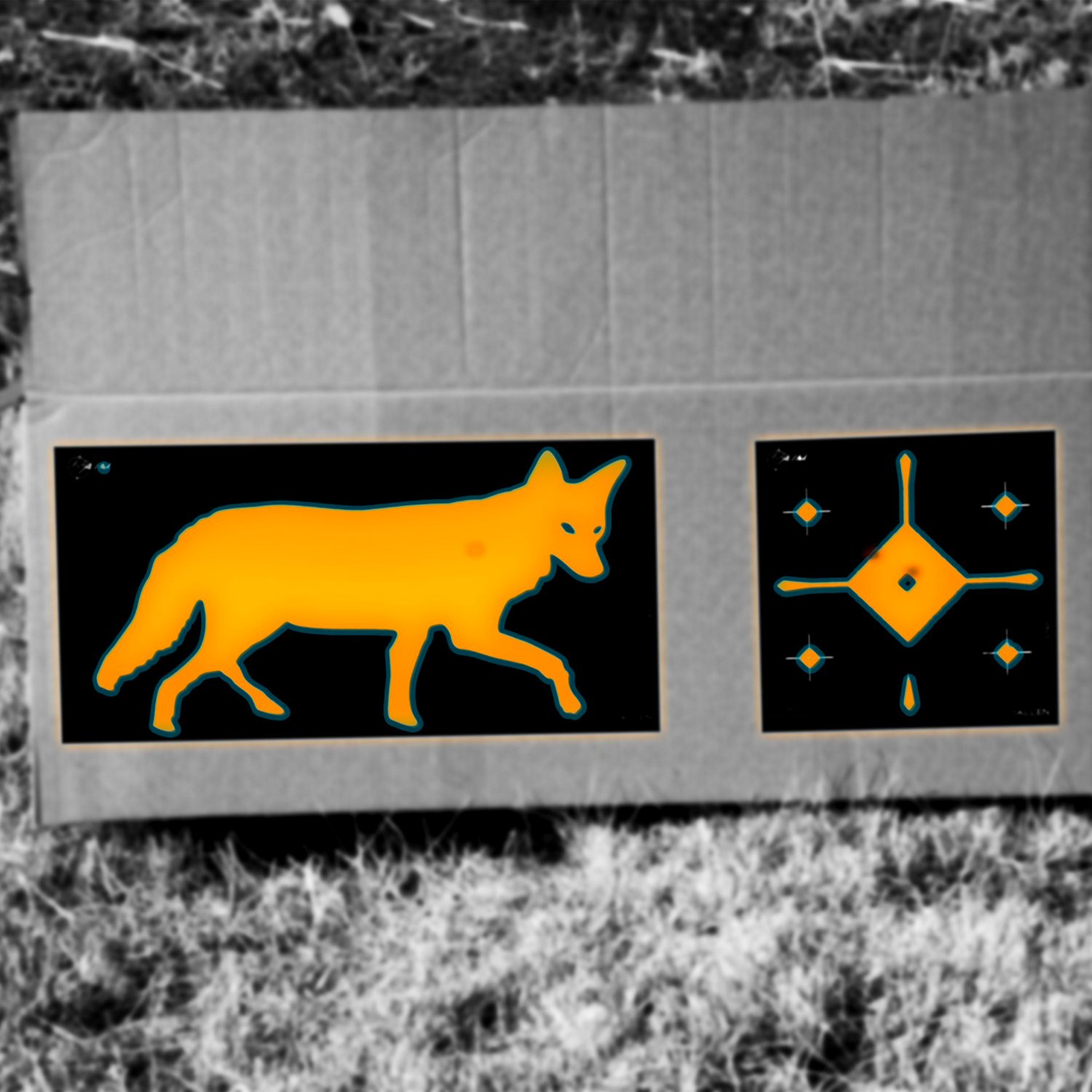 Allen Company EZ Aim Thermal ID Coyote Paper Target - view number 6