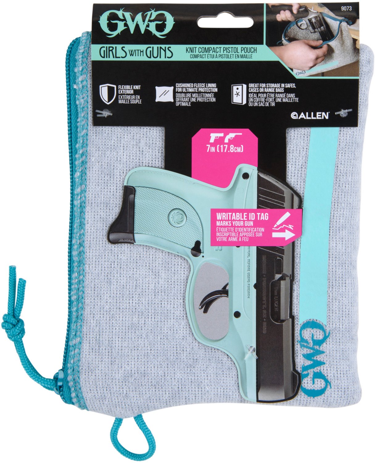 Girls With Guns Lockable Handgun Storage Pouch with Writable ID Label