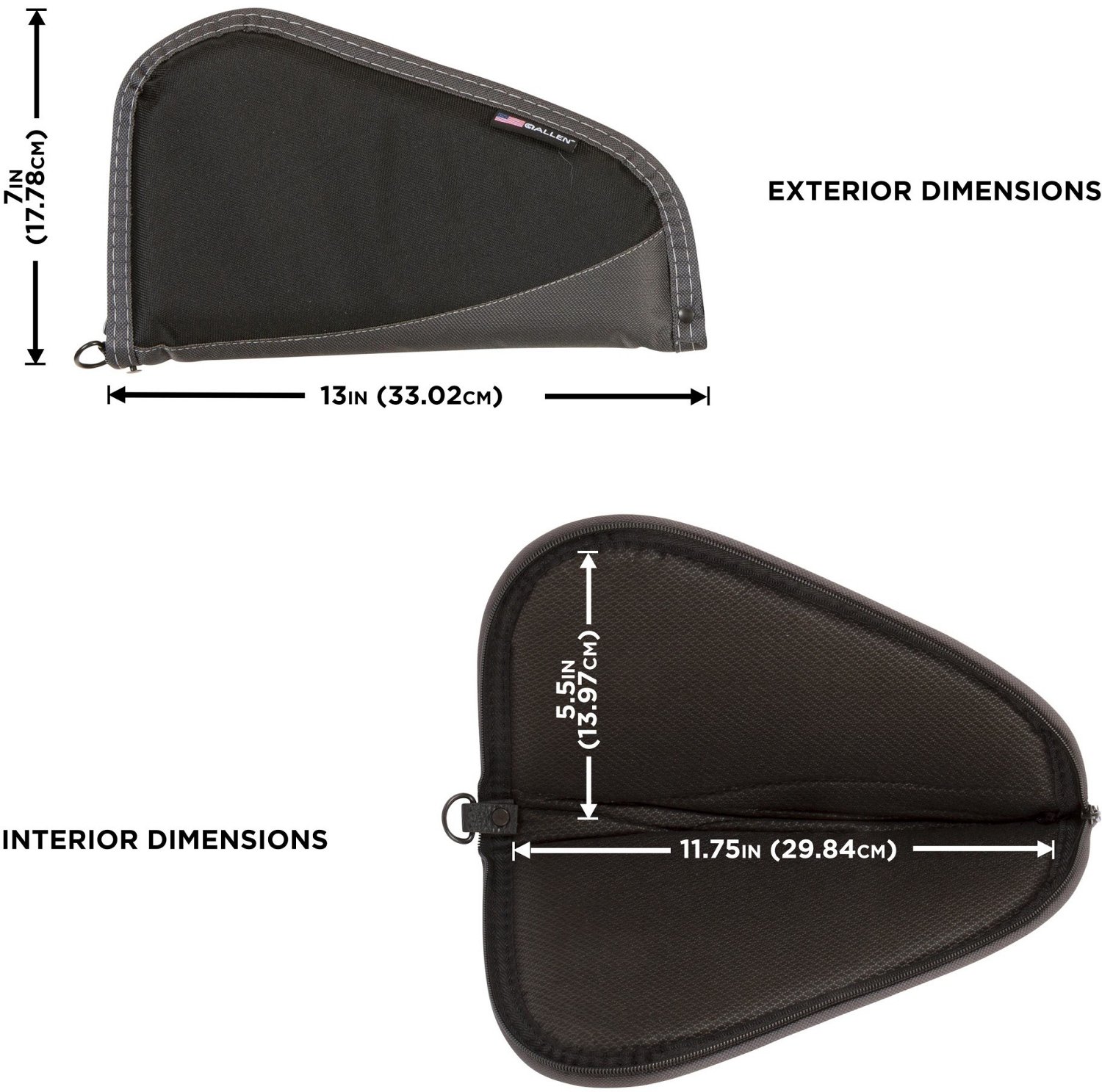 Allen Company 13 in Deluxe Handgun Case - view number 2