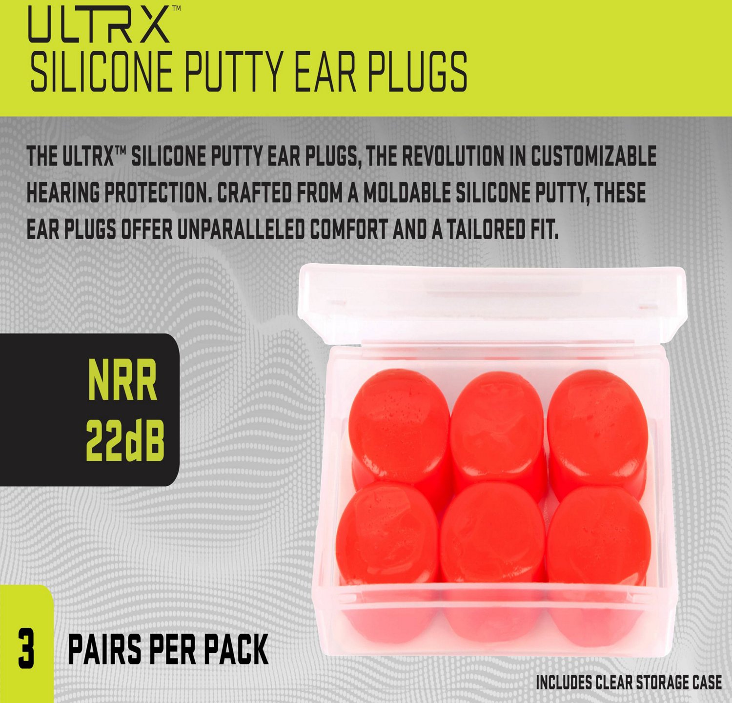 Allen Company ULTRX Silicone Putty Ear Plugs 3 Pairs                                                                             - view number 8