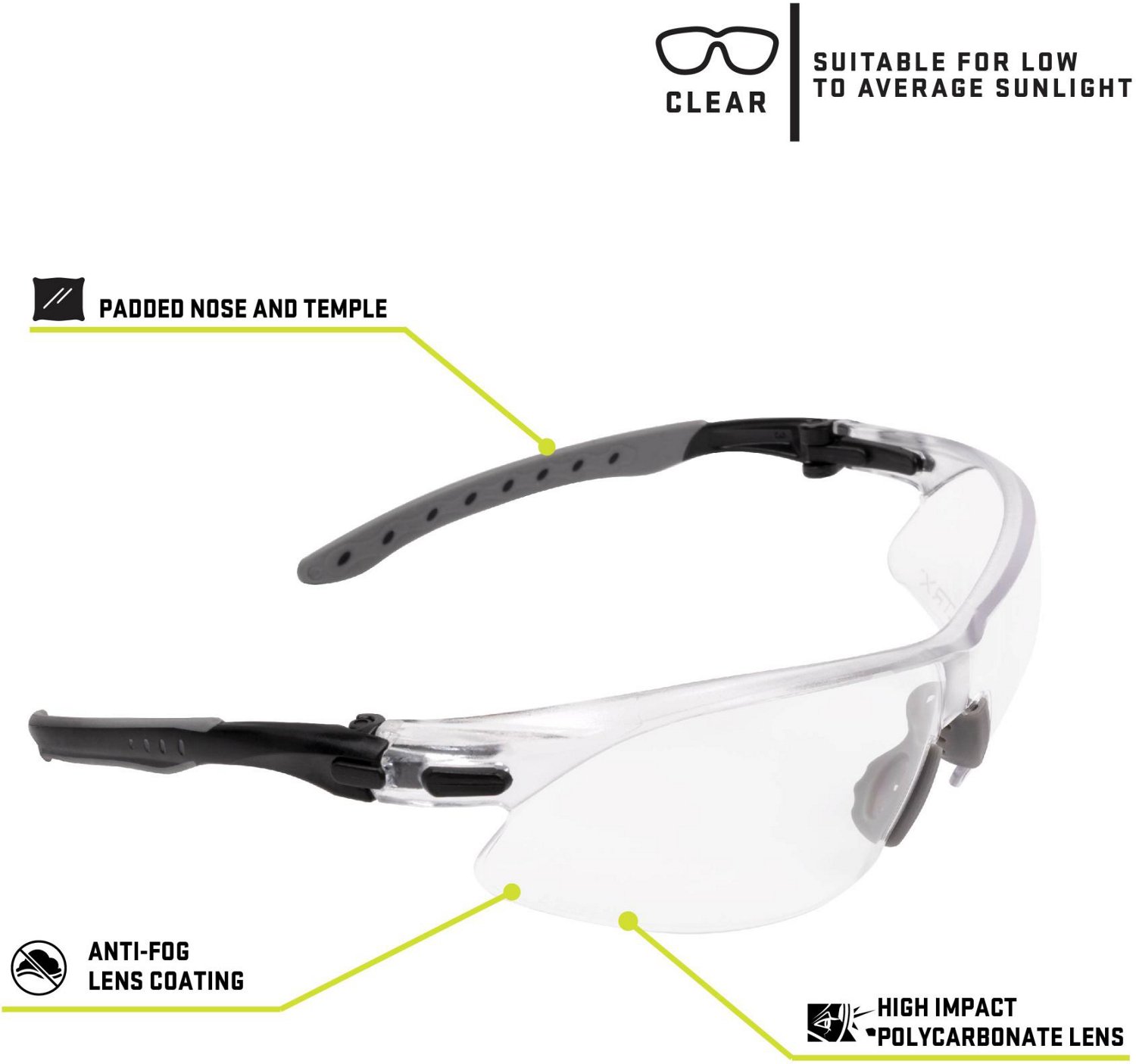 Allen Company ULTRX Keen Safety Glasses                                                                                          - view number 3