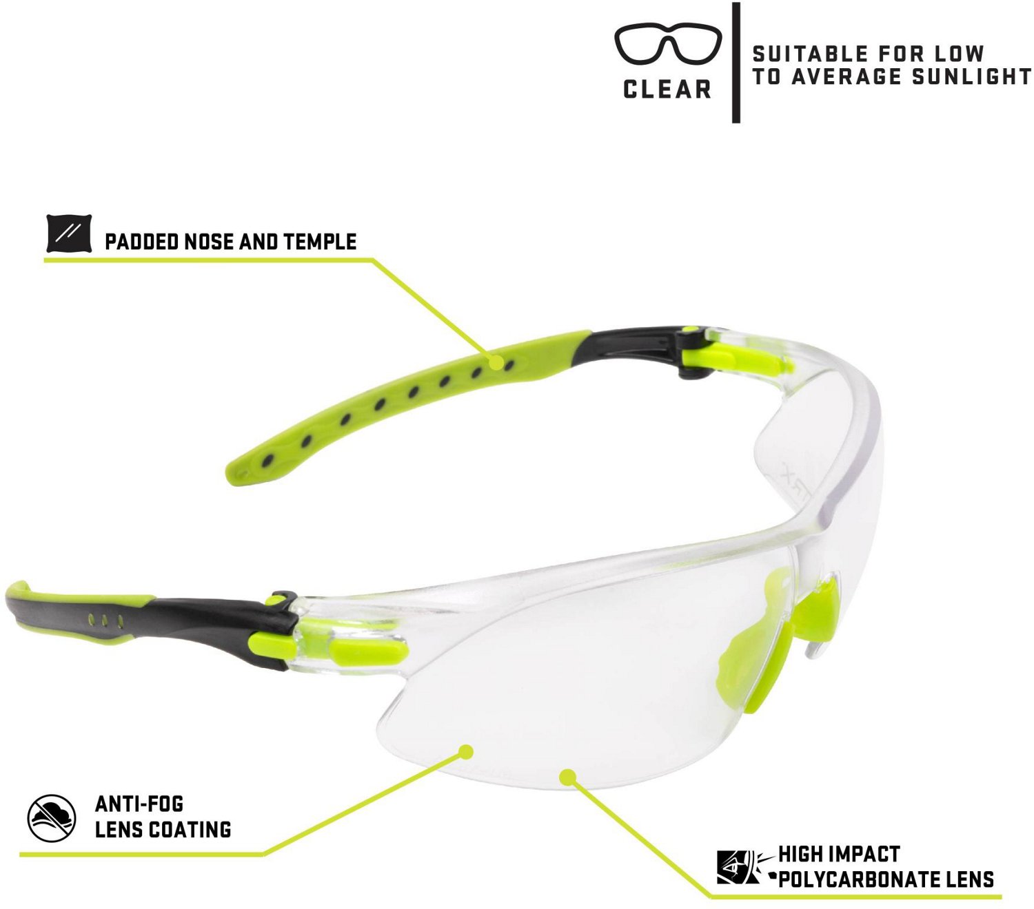 Allen Company Youth ULTRX Keen Safety Glasses                                                                                    - view number 3