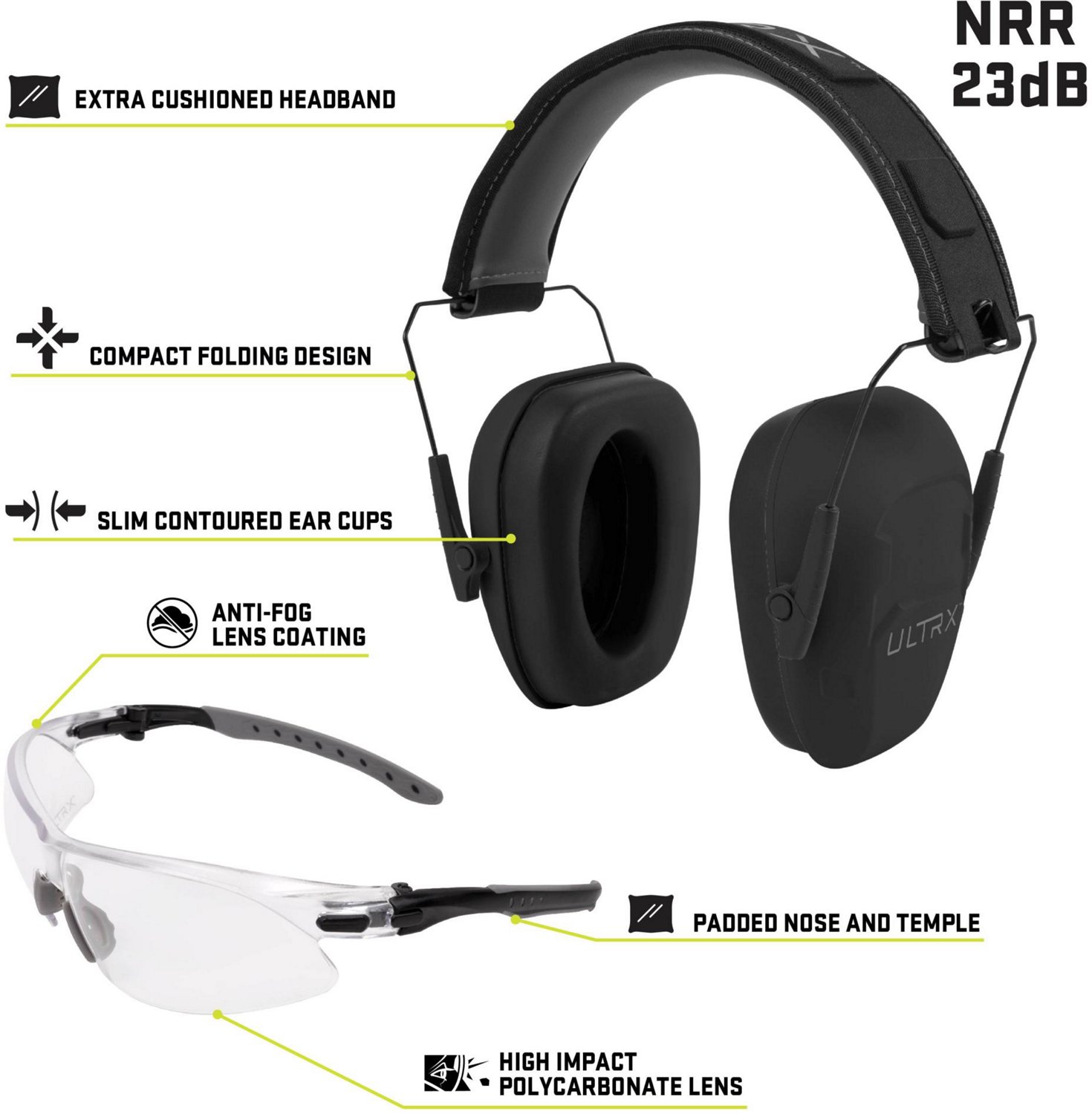 ULTRX Shield Ear and Eye Protection Combo                                                                                        - view number 3