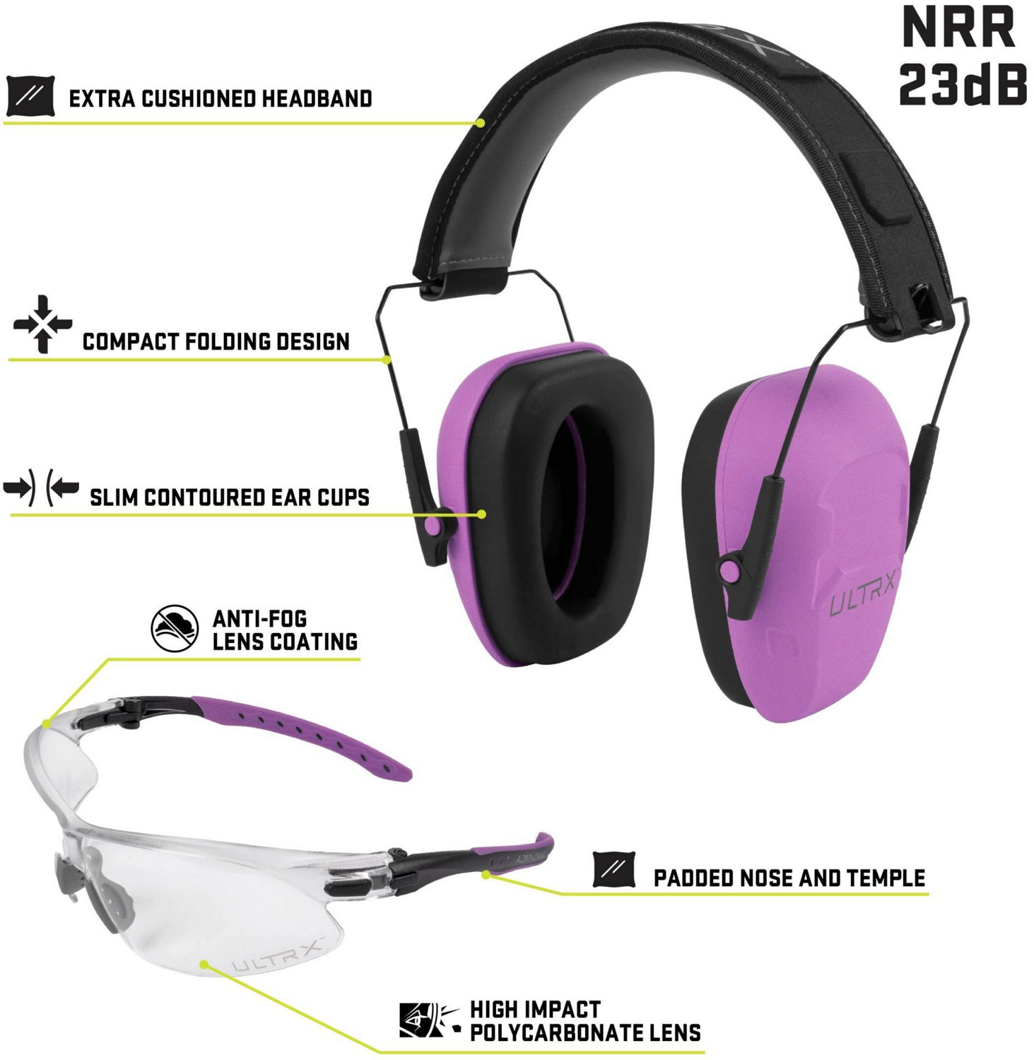ULTRX Shield Ear and Eye Protection Combo                                                                                        - view number 3