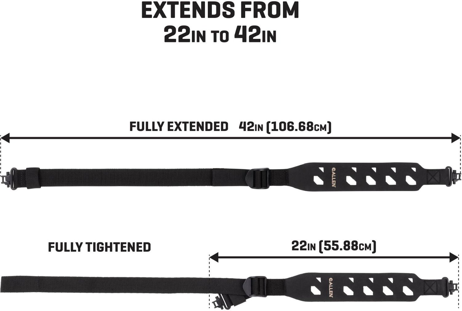 Allen Company 500 lb Capacity Shadow Hyperlite Sling with Swivels - view number 2