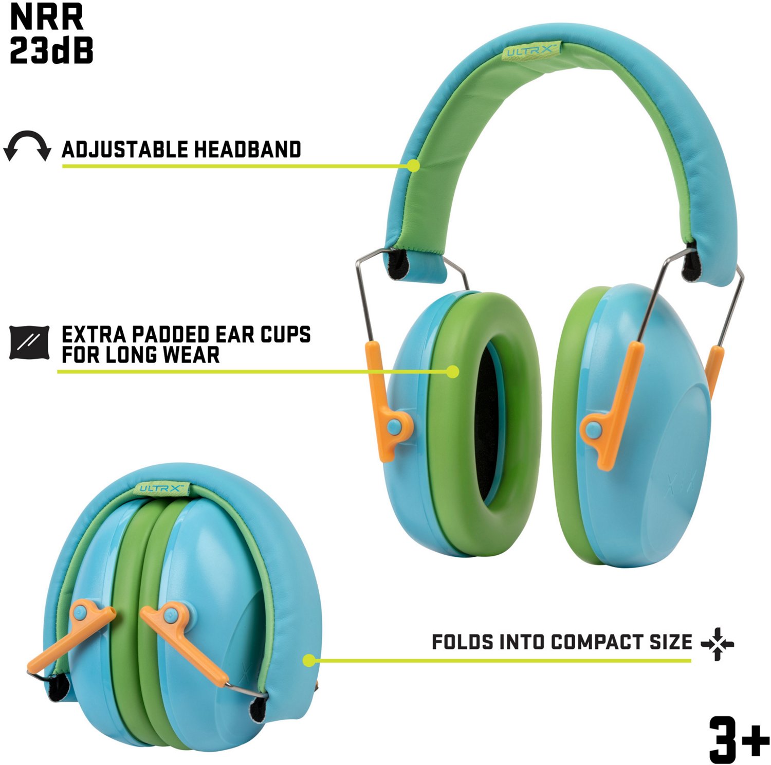 ULTRX Youth Passive Hearing Earmuffs - view number 3