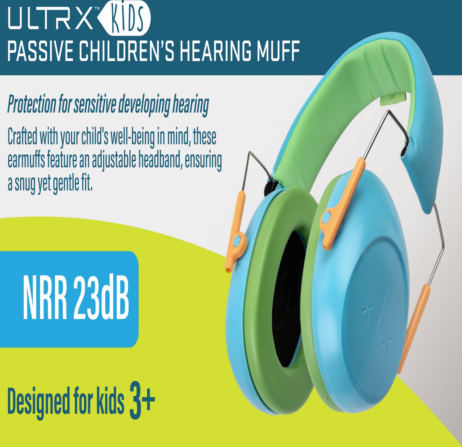 ULTRX Youth Passive Hearing Earmuffs - view number 8
