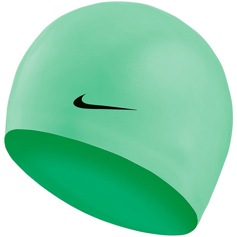 Nike Adults' Swim Solid Silicone Training Cap Vapor Green - Swim And Diving Accessories at Academy Sports