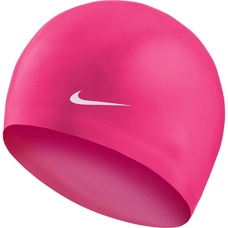 Nike Adults' Swim Solid Silicone Training Cap Pink Prime - Swim And Diving Accessories at Academy Sports