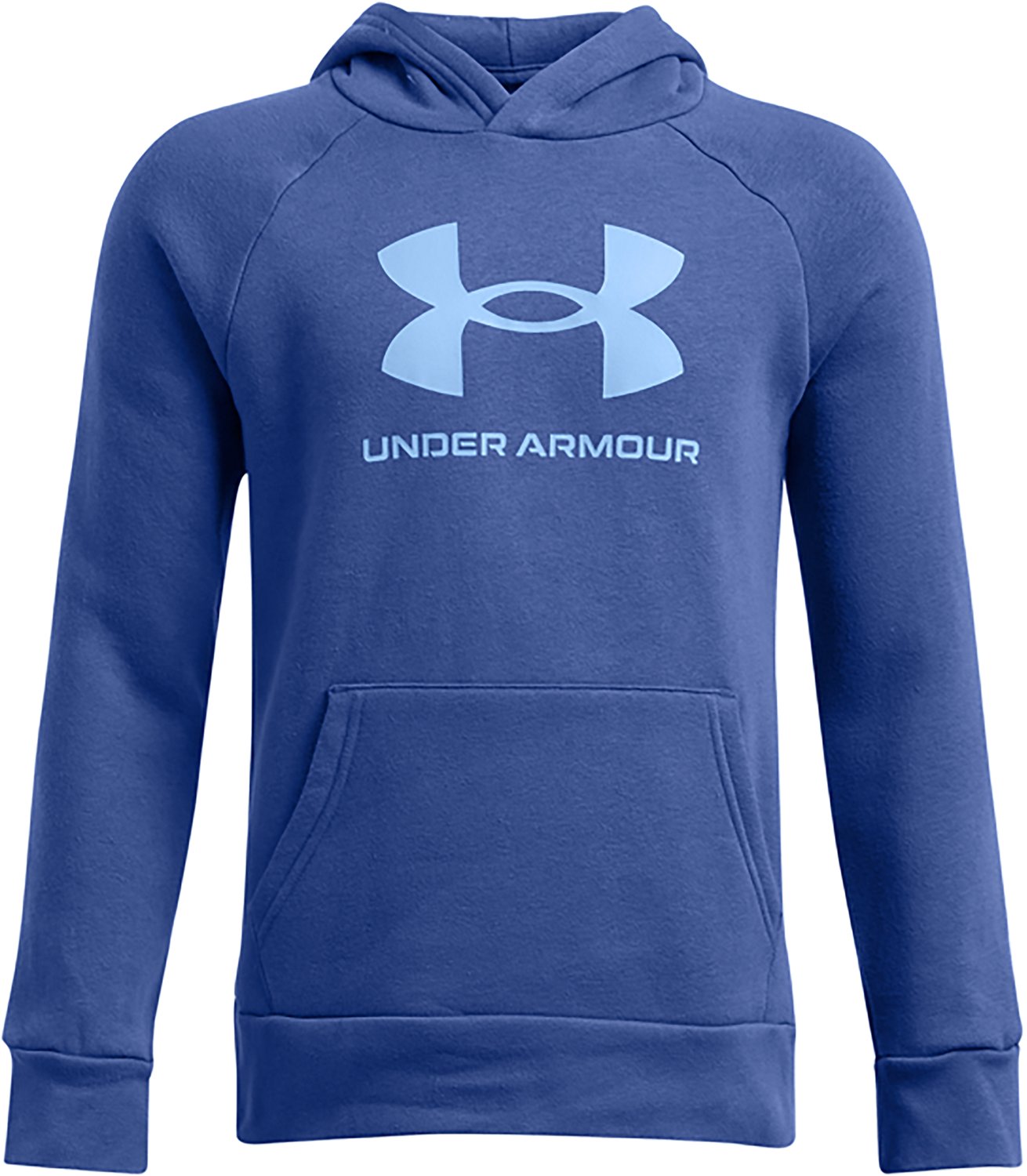 Under Armour Boys Rival Fleece Big Logo Hoodie Academy