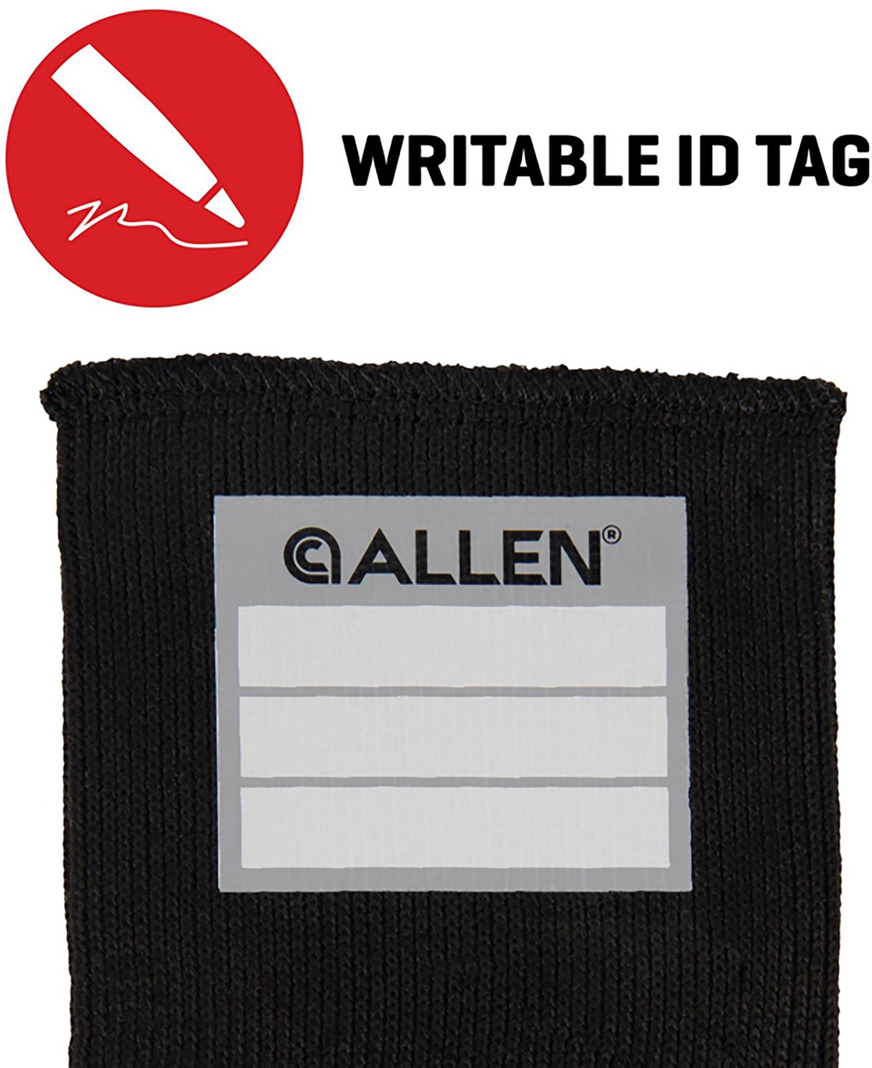 Allen Company 52 in Knit Long Gun Sock with Writeable ID Label - view number 8