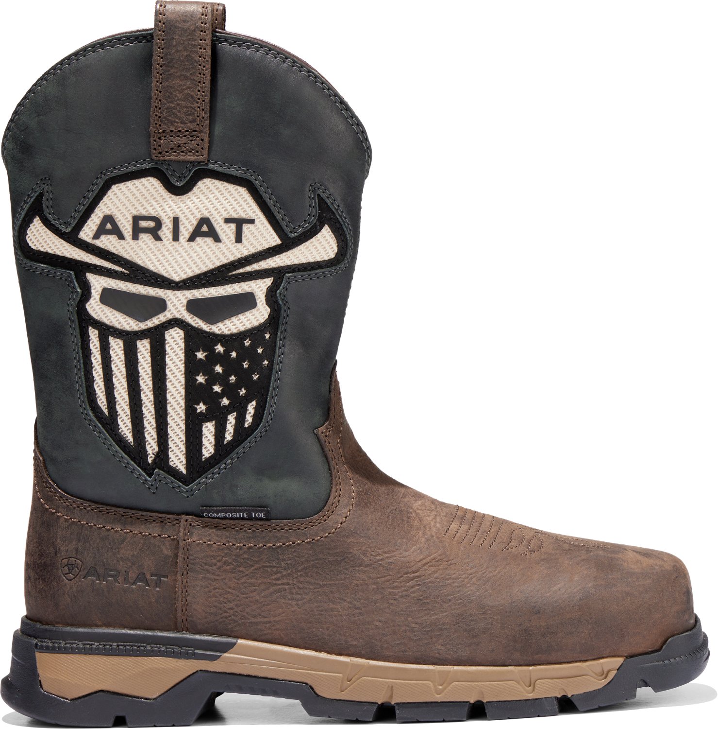 Ariat Men s Rebar Flex Western VentTEK Incognito Composite Toe Work Boots Academy