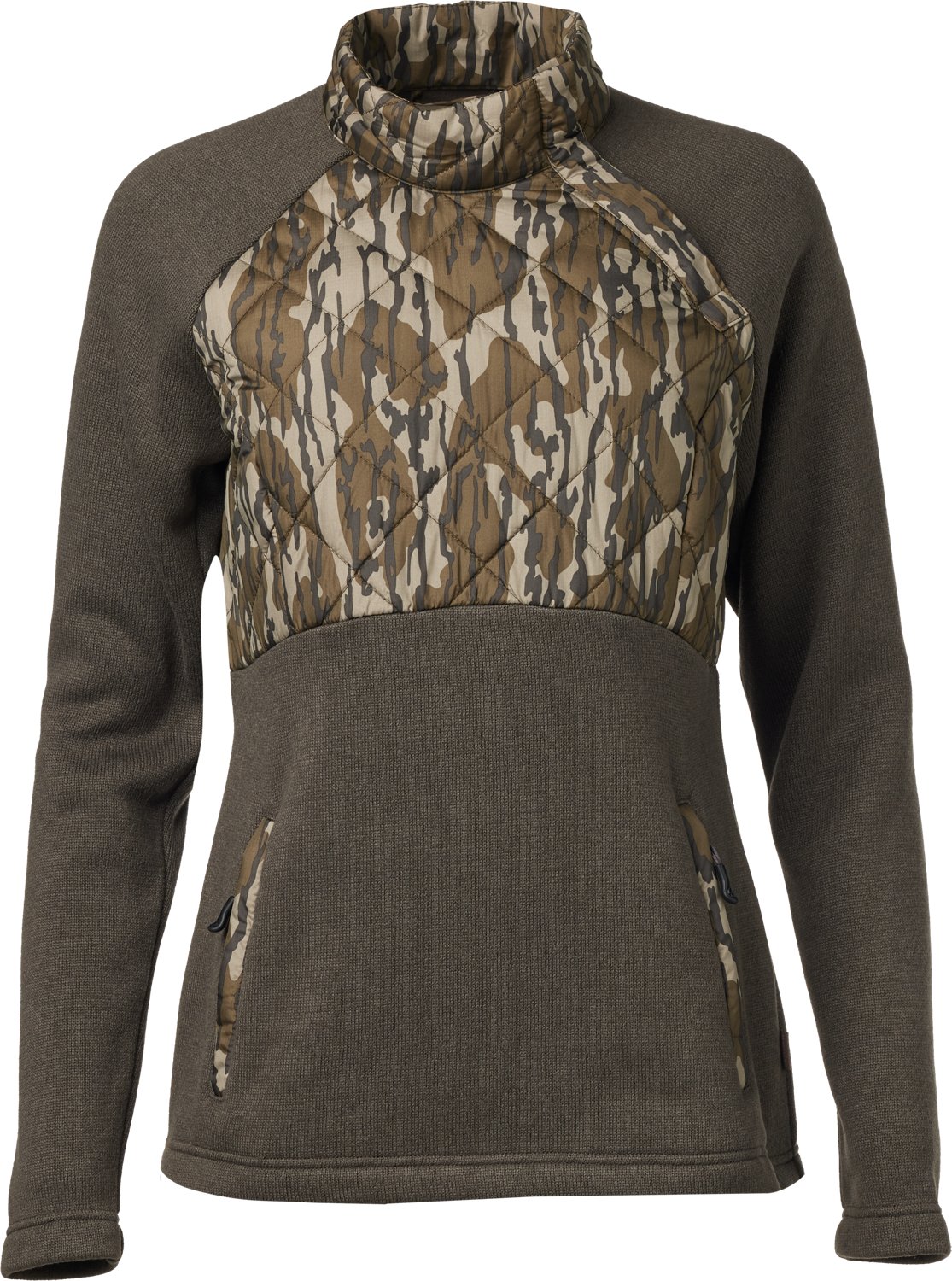 Magellan Outdoors Women's Fayette Mixed Media Pullover