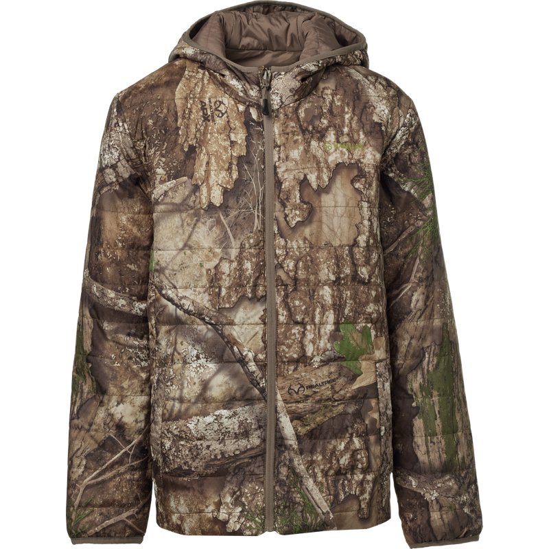 Magellan Outdoors Youth Reversible Puffer Jacket Brown/Brown, X-Small - Youth Insulated Camo at Academy Sports