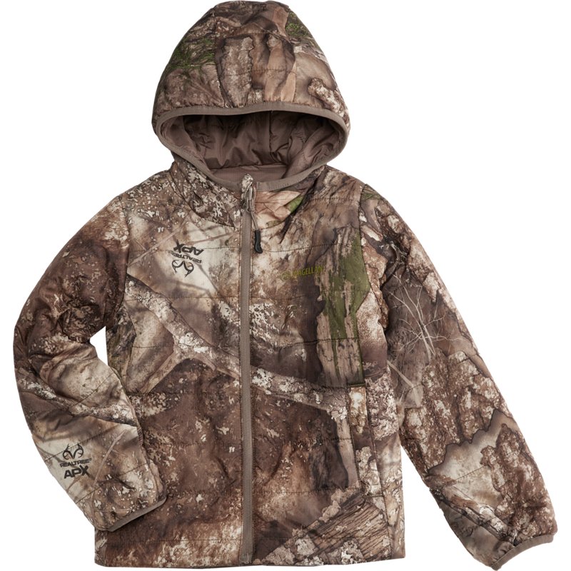 Magellan Outdoors Toddlers' Reversible Puffer Jacket Brown/Brown, 3 Toddler - Youth Insulated Camo at Academy Sports