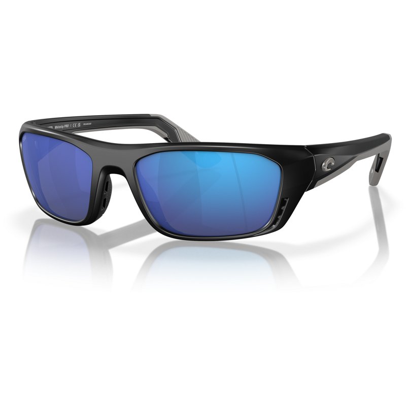 Photos - Wrist Watch Costa Del Mar Whitetip Pro Polarized Fishing Sunglasses Black/Blue - Case Sunglasses at Academy Sports 06S9115-157 