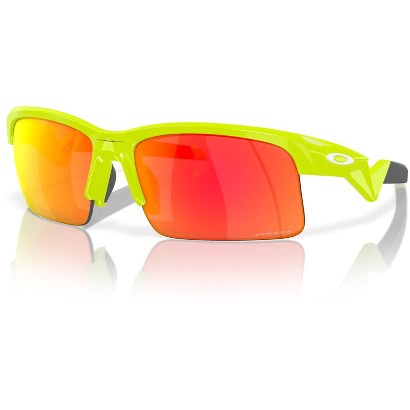 Oakley Youth Capacitor Polarized Sunglasses Yellow/Red - Case Sunglasses at Academy Sports