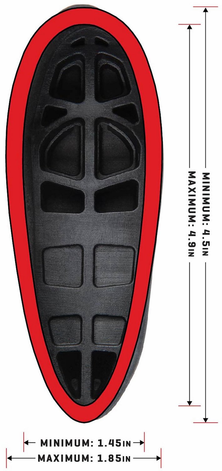 Allen Company Recoil Eraser II Medium Slip-on Recoil Pad - view number 4