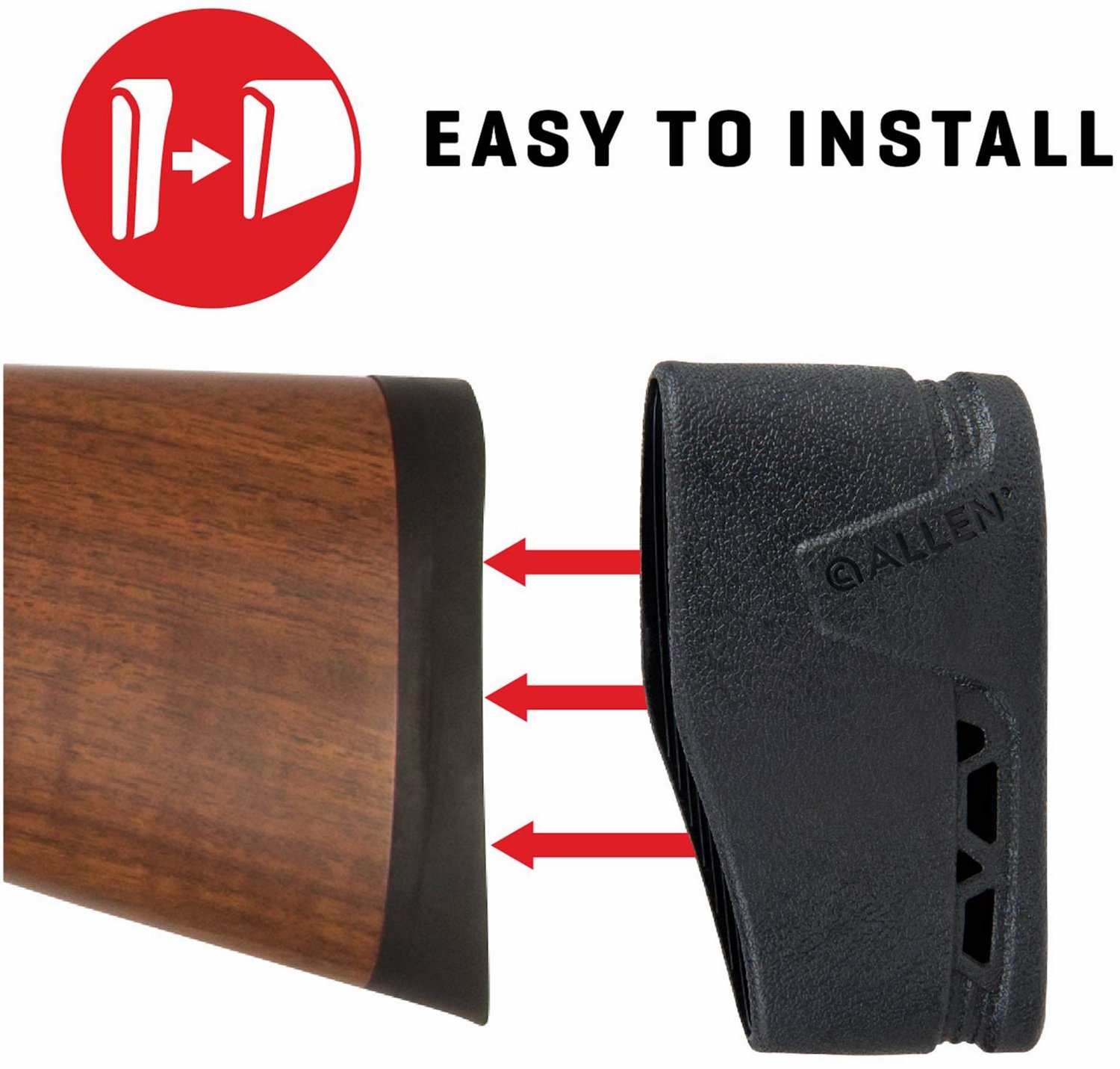 Allen Company Recoil Eraser II Medium Slip-on Recoil Pad - view number 8