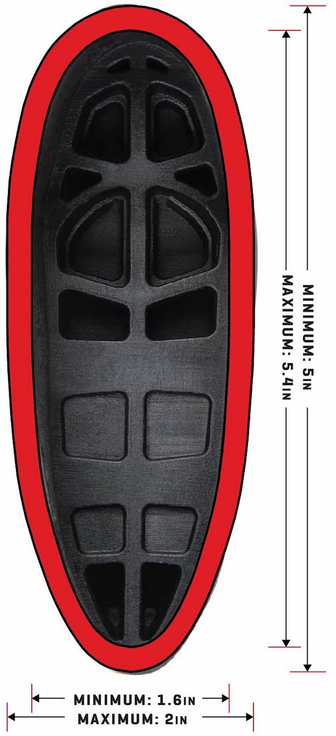 Allen Company Recoil Eraser II Large Slip-on Recoil Pad - view number 3