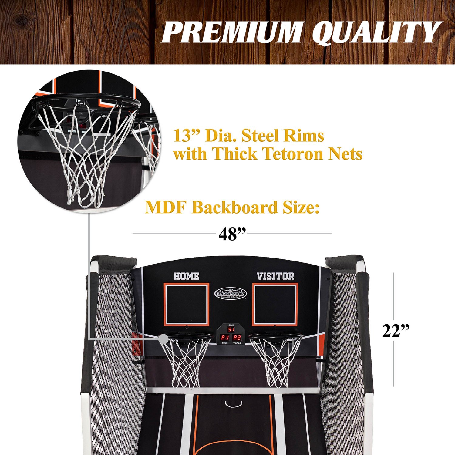 Barrington Urban Indoor 90 in Arcade Basketball Game                                                                             - view number 3