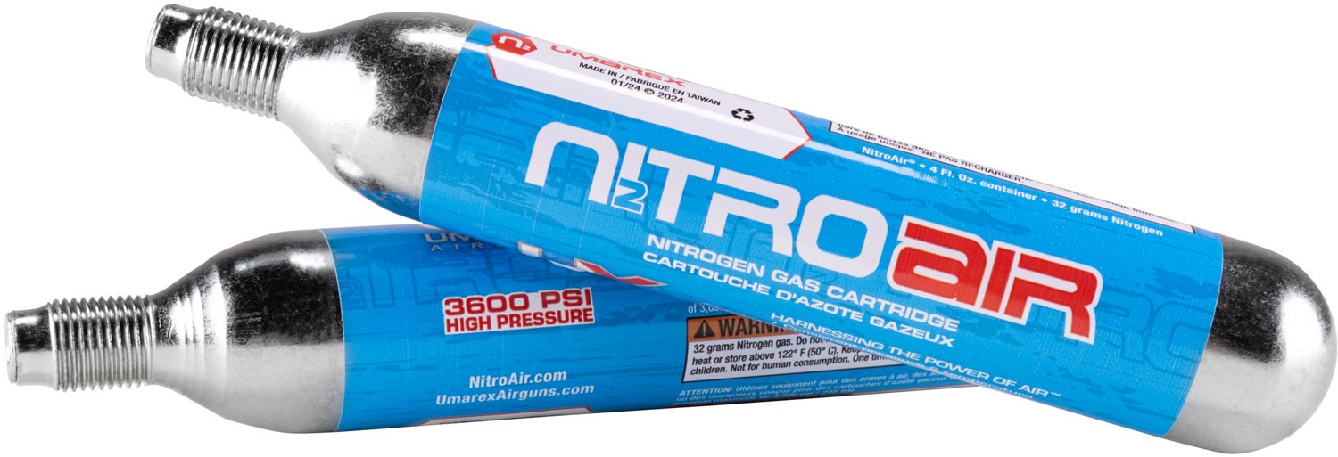 Umarex USA NitroAir Prefilled Nitrogen Cartridges 2-Pack - view number 2